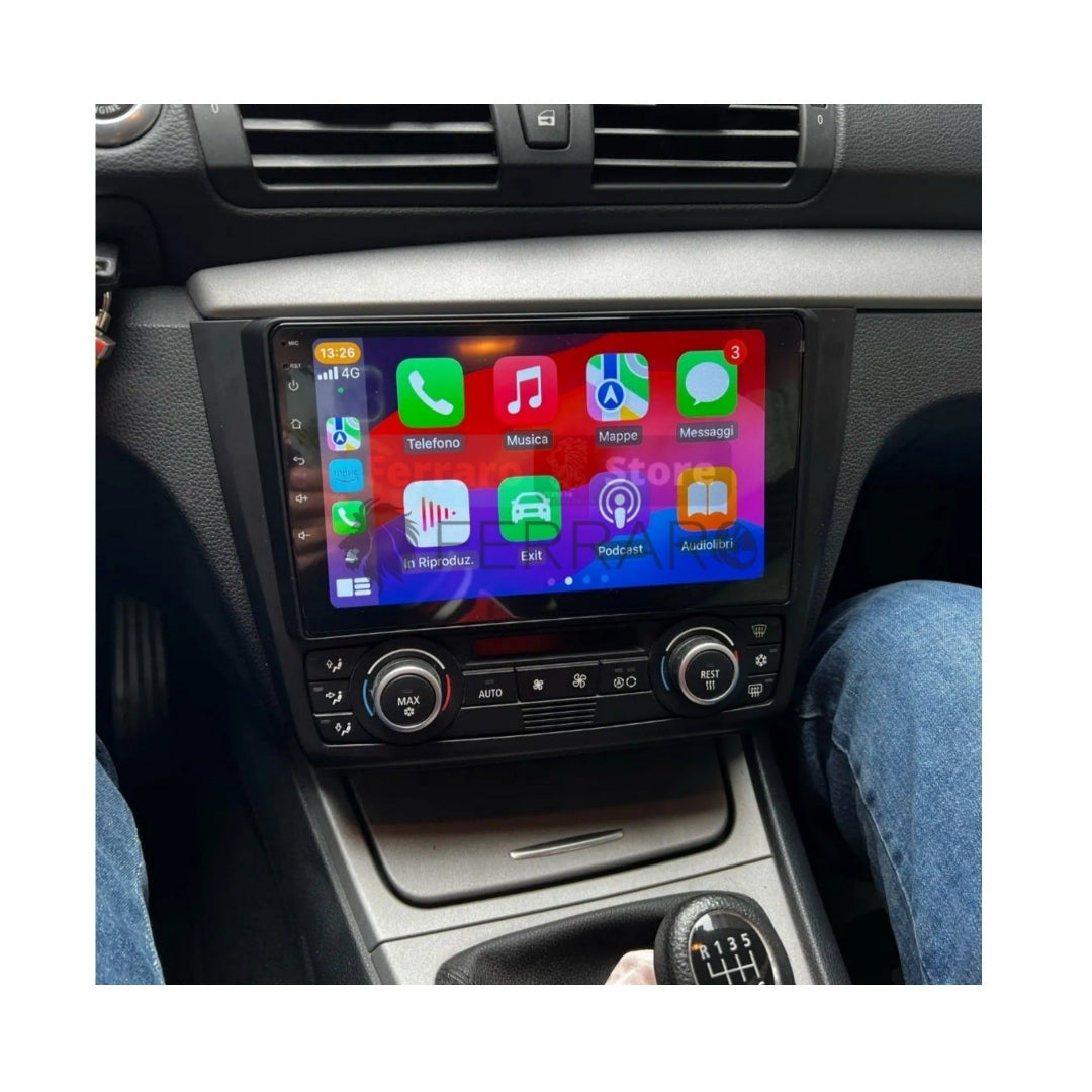 Autoradio per BMW Serie 1 9" E87, E81, E82, E88 (2004-2011) Android, Bluetooth, CarPlay, Android Auto, 2GB/4GB/6GB/8GB Ram