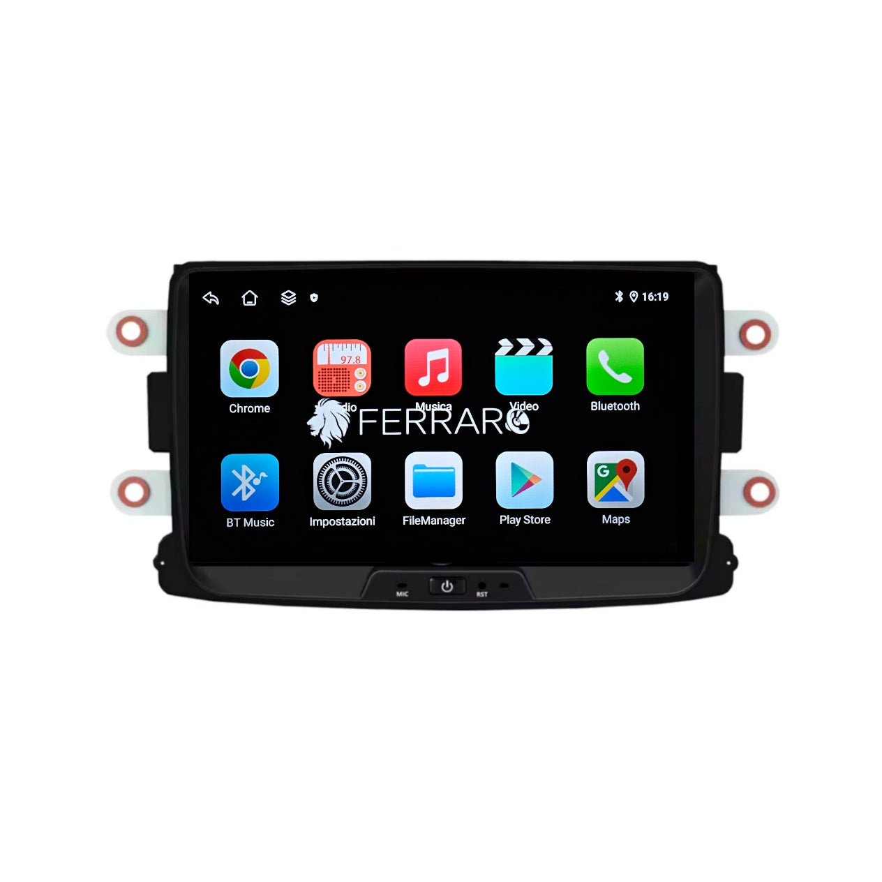 (PRENOTA) Autoradio per Dacia 8", Renault, Android, Bluetooth, CarPlay, Android Auto, 2/32GB Ram