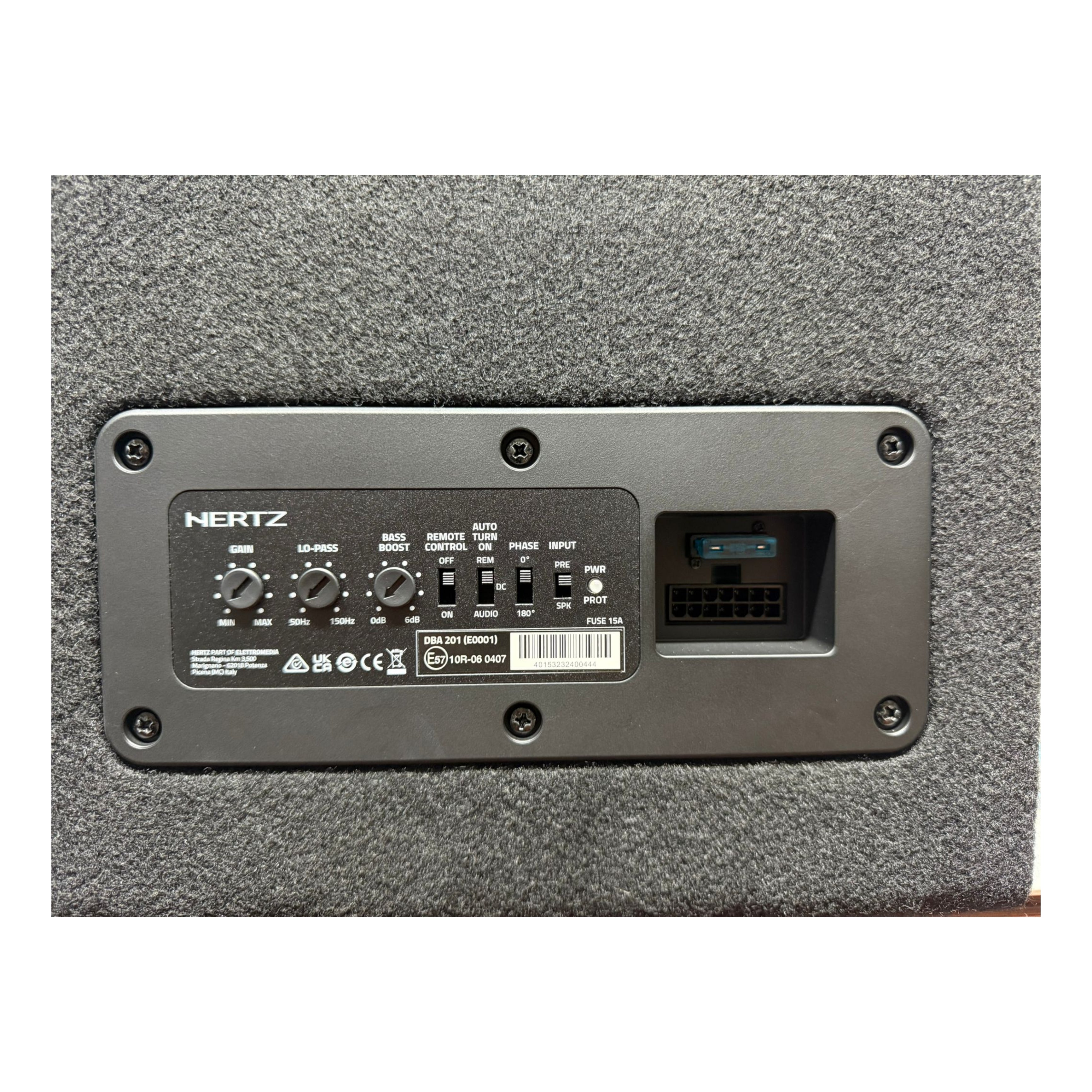 Hertz DBA 201, Subwoofer Attivo/Amplificato, 140w, Linea Dieci