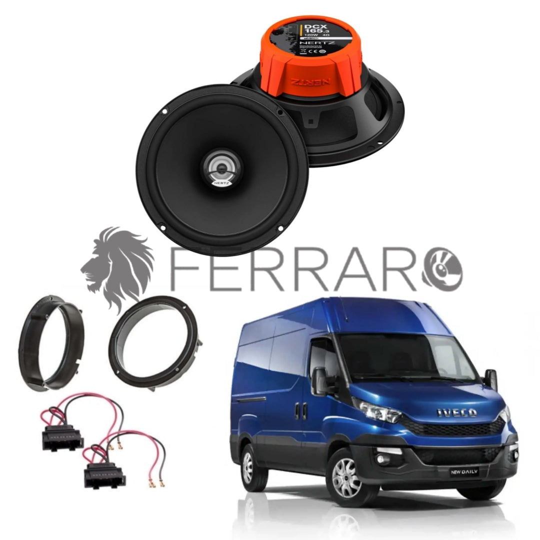Hertz Kit 2 Casse | DCX 165.3 | Anteriori | Iveco Daily dal 2014>