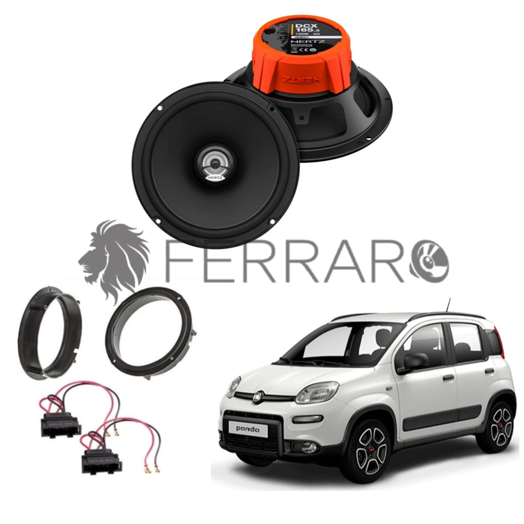 Hertz Kit 2 Casse | DCX 165.3 | Anteriori | Fiat Panda 3a | 312 dal 2012>