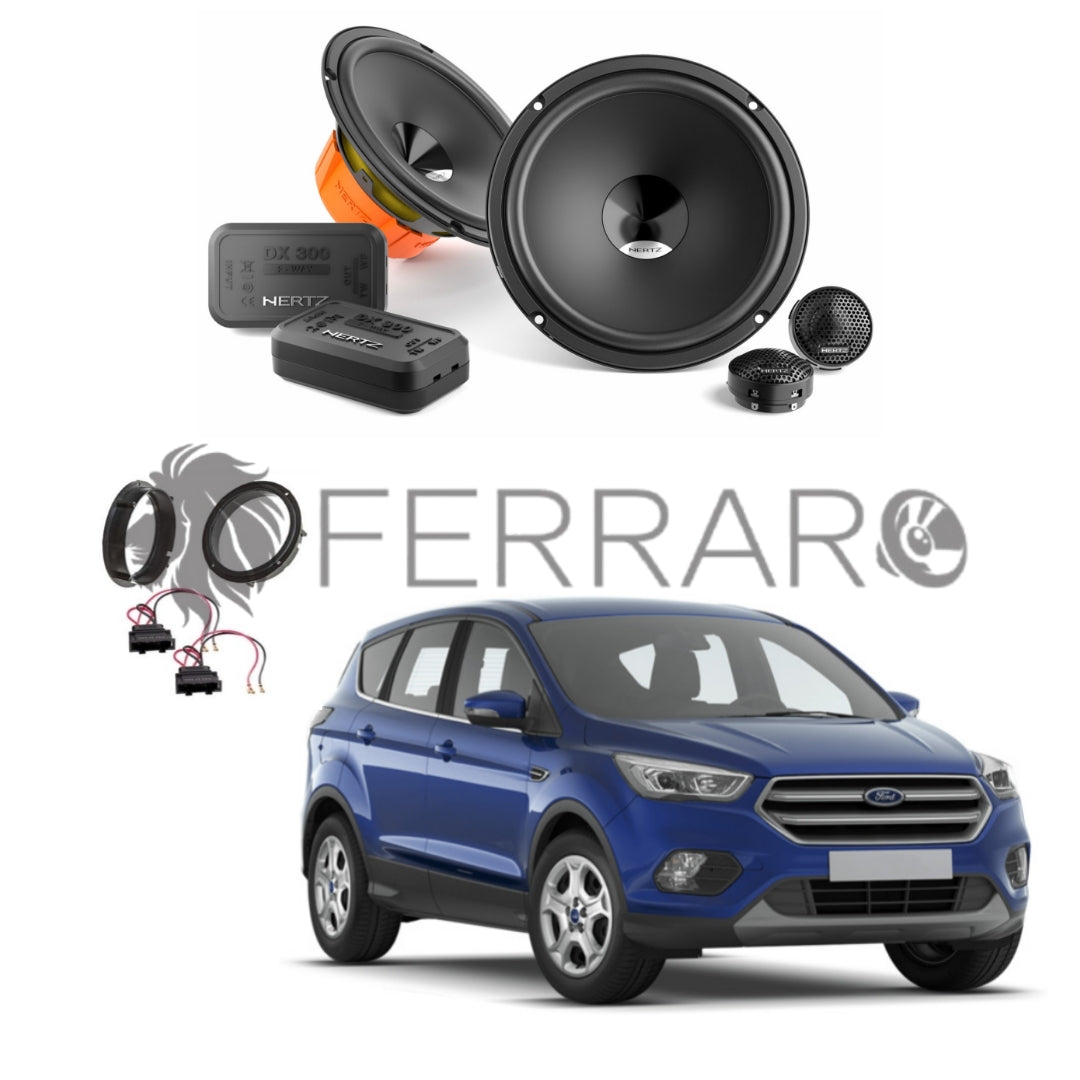 Hertz Kit 4 Casse | DSK 165.3 | Anteriori | Ford Kuga dal 2013