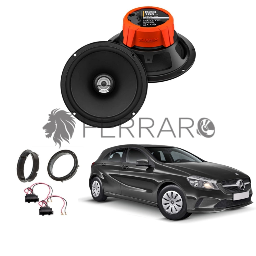 Hertz Kit 2 Casse, DCX 165.3, Ant o Post, Mercedes Classe A/B, W176/W246