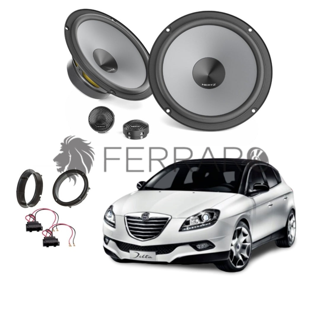 Hertz Kit 4 Casse, K 165, Anteriori, Lancia Delta dal 2008>