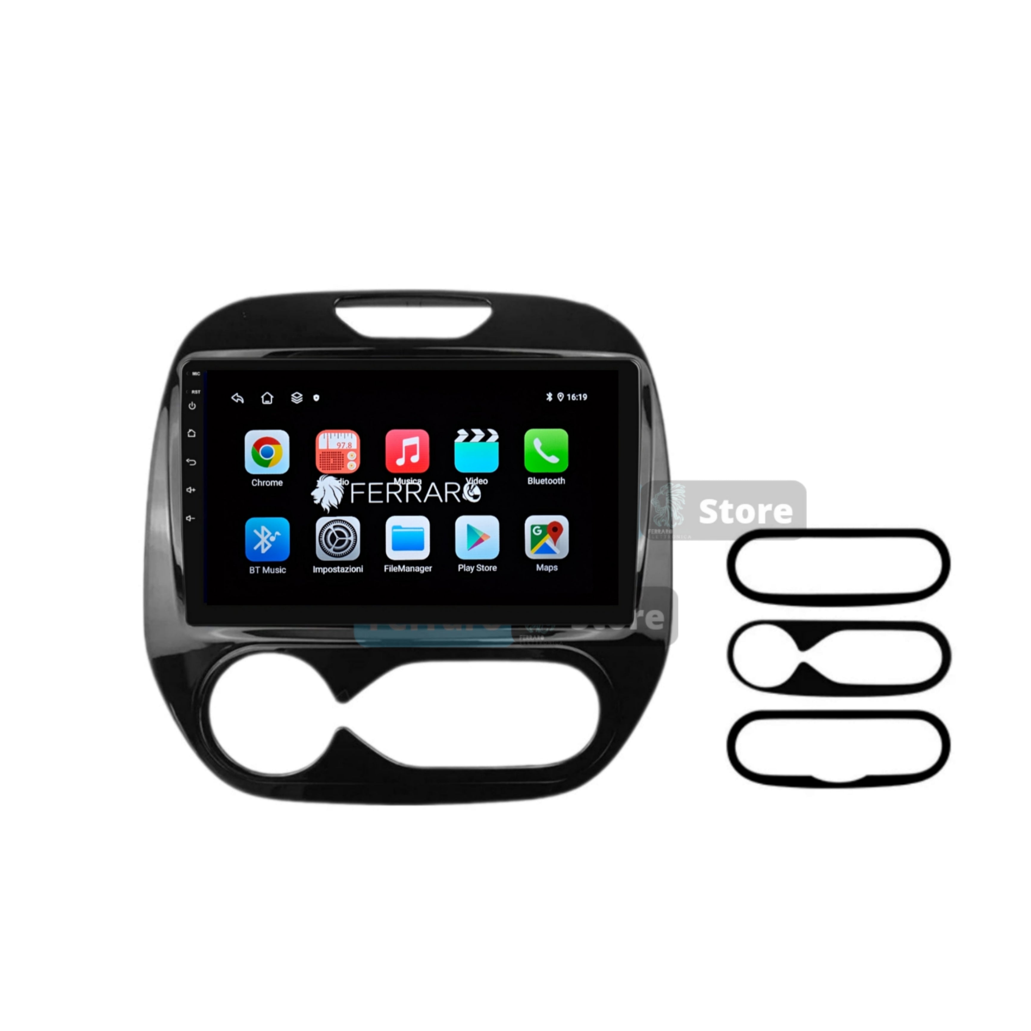 Autoradio per Renault Captur 9" (2013-2019) Android, Bluetooth, CarPlay, Android Auto, 2GB/4GB/6GB/8GB Ram