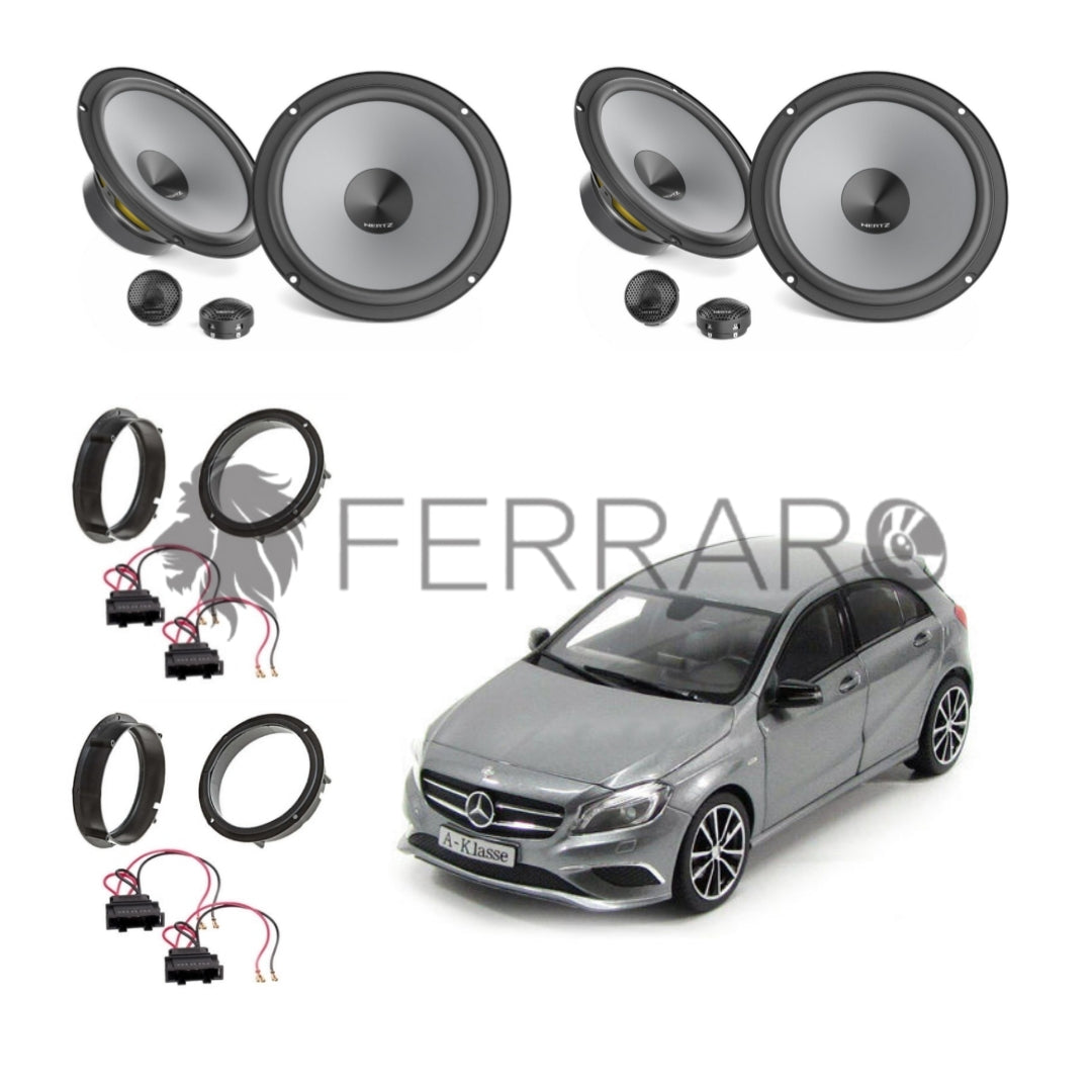 Hertz Kit 8 Casse, K 165, Ant/Post, Mercedes Classe A/B, W176/W246