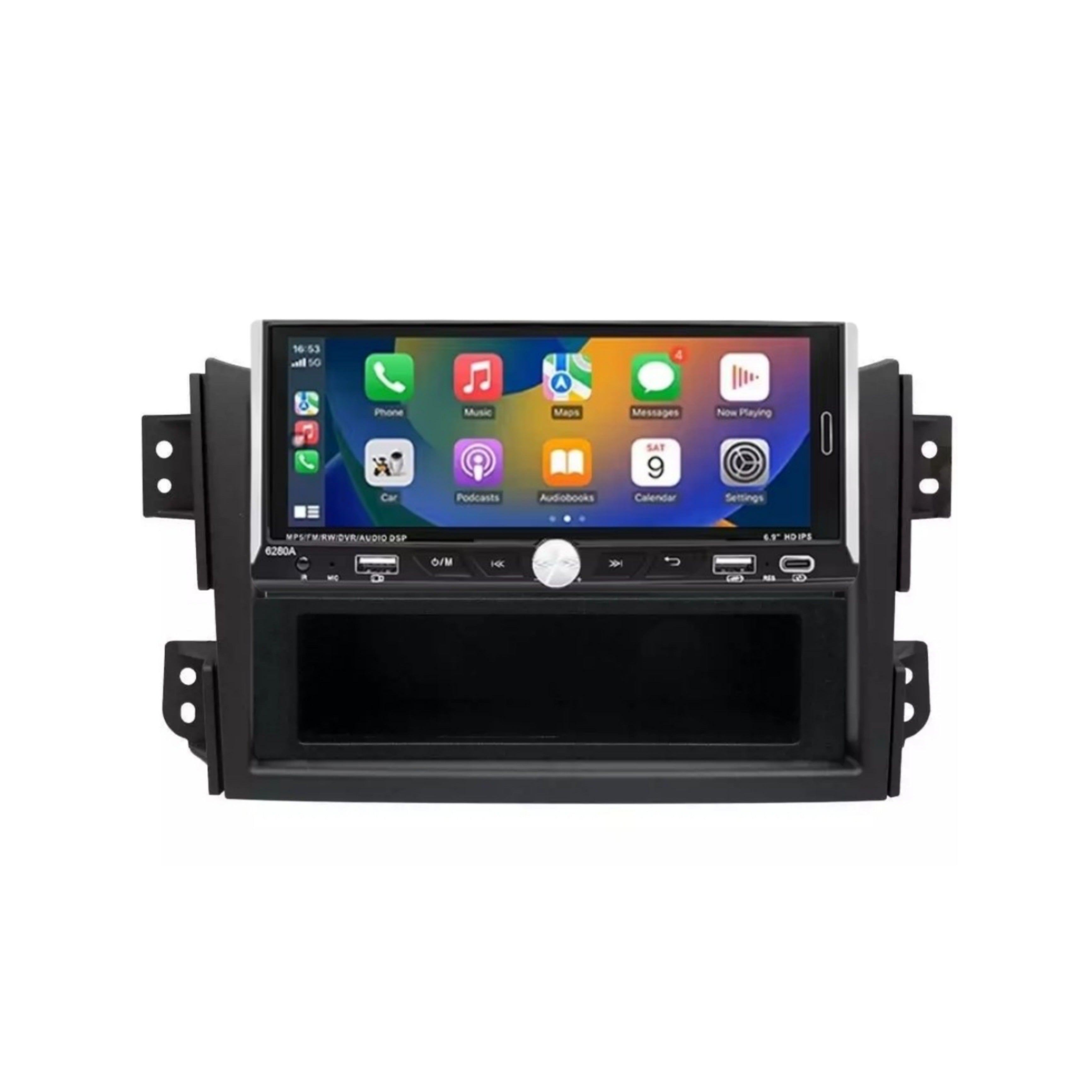 Autoradio per Opel Agila, Suzuki Splash Ritz (2008-2015) 6.9", Android, Bluetooth, CarPlay, Android Auto, 2/32GB Ram