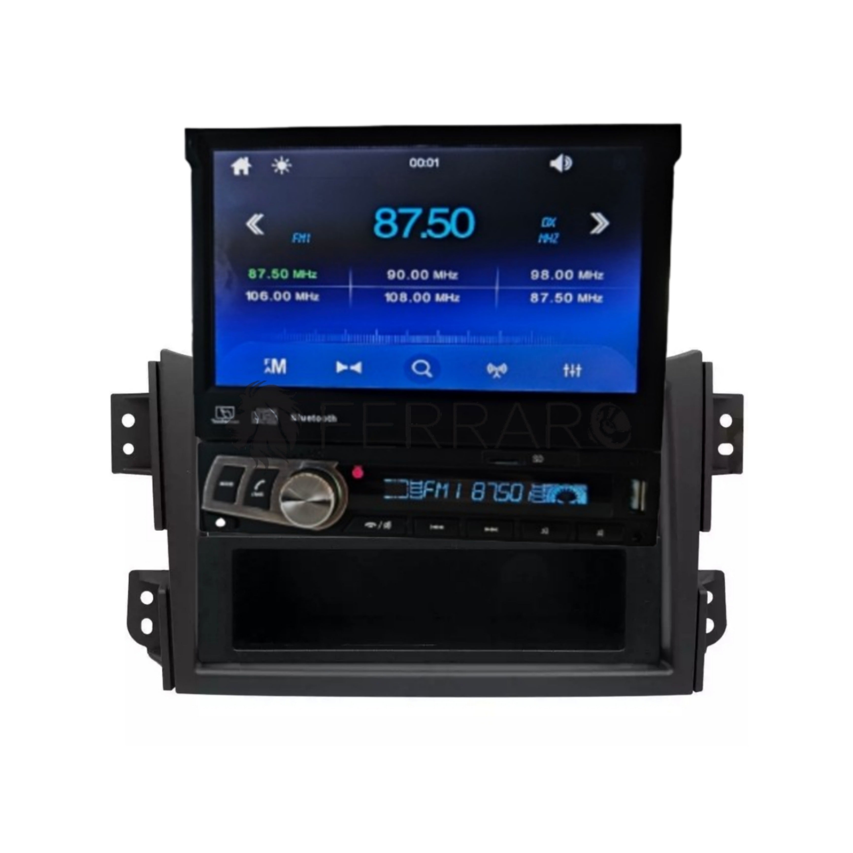 Autoradio per Opel Agila, Suzuki Splash Ritz (2008-2015) 7" | Bluetooth | Radio | USB | Mirror Link