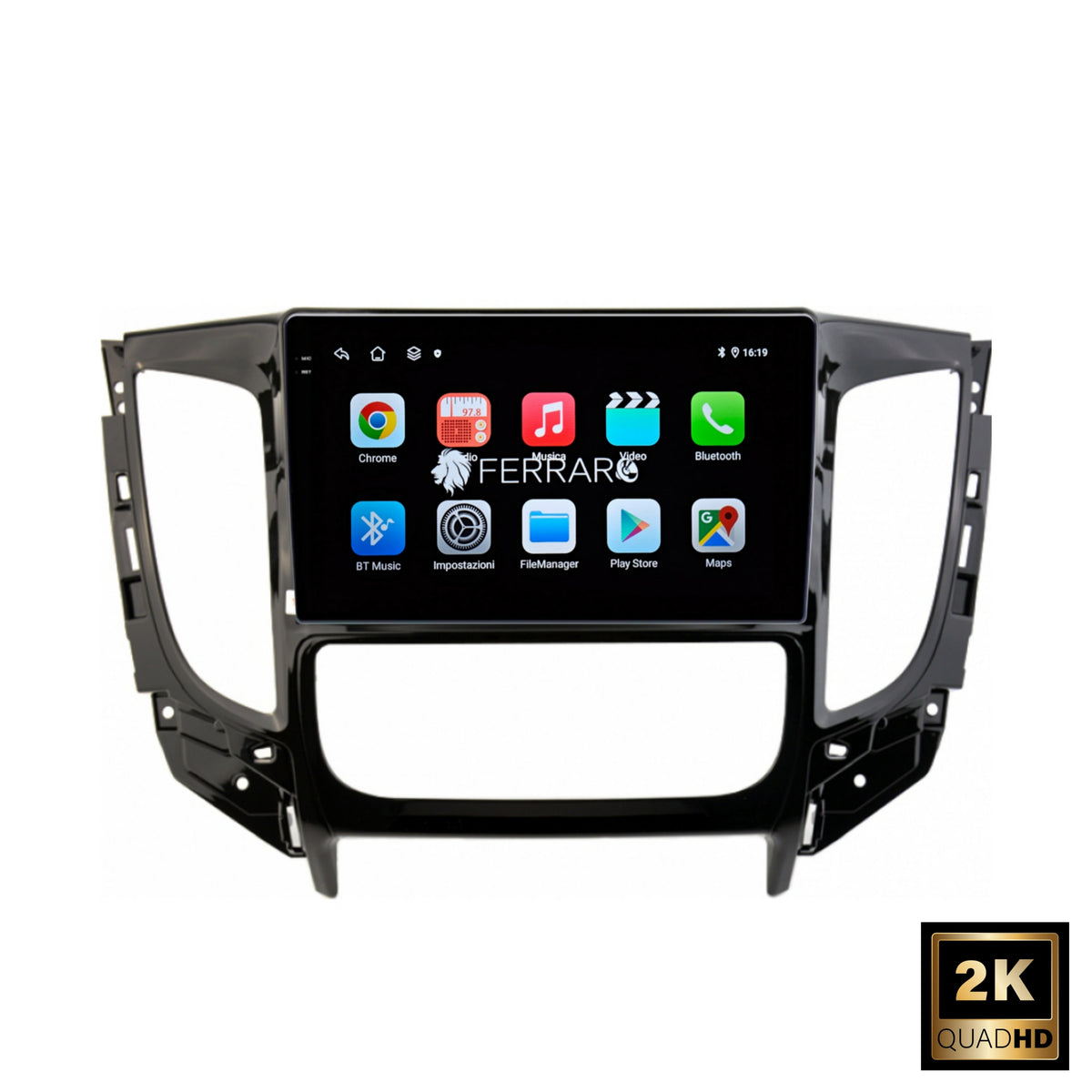 (PRENOTA) Autoradio per Fiat Fullback (2016-2019) 9" 2K, Android, Bluetooth, CarPlay, Android Auto, 12/256GB Ram