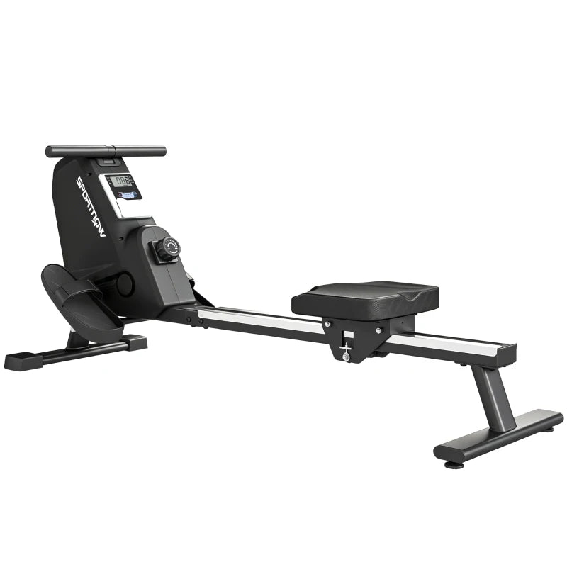 SPORTNOW Vogatore, 16 livelli resistenza magnetica, binario alluminio, Bluetooth, compatibile APP.