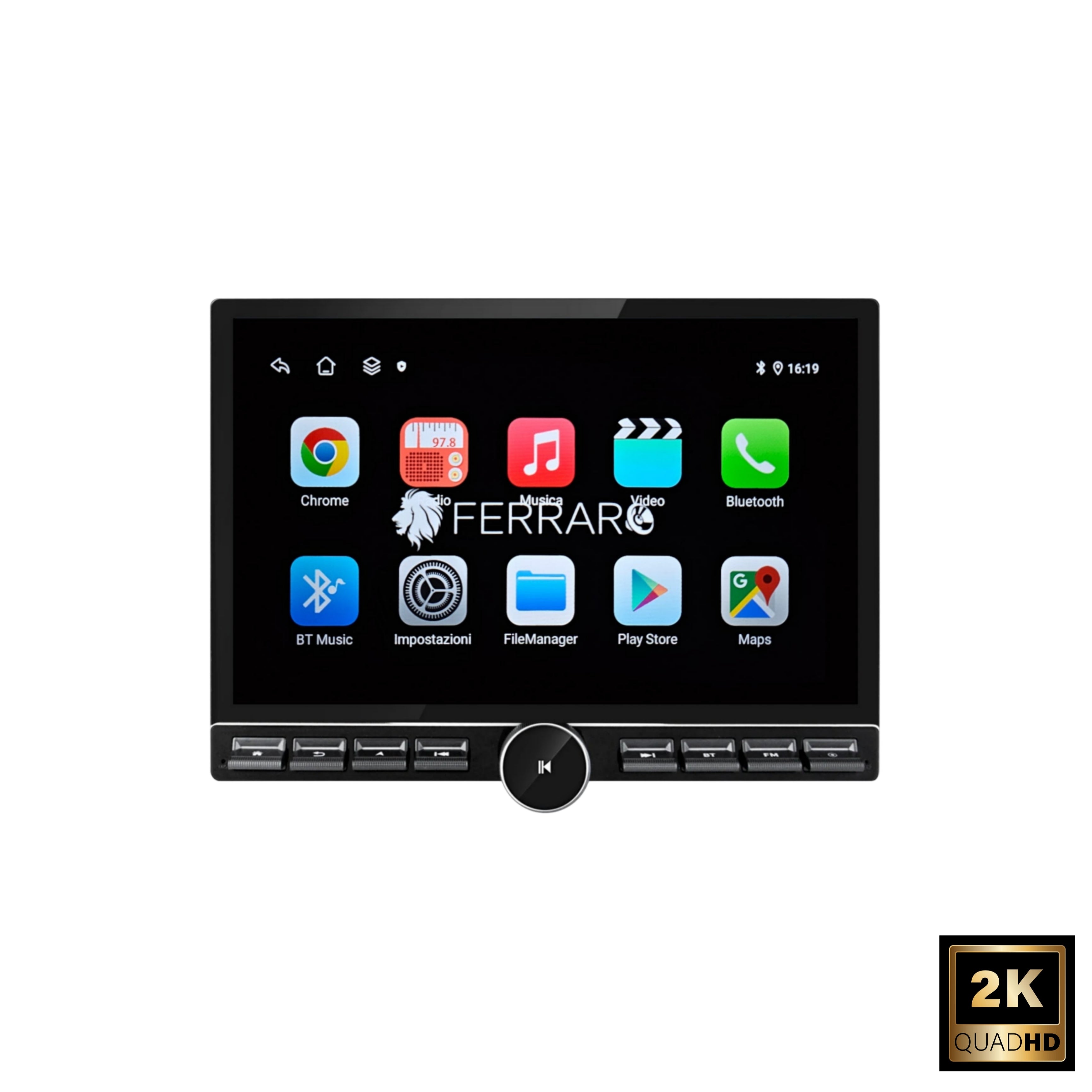 Autoradio per Fiat Tipo 11.8" 2K | Dal 2016 in Poi | Android | Bluetooth | CarPlay | Android Auto | 4/64GB Ram