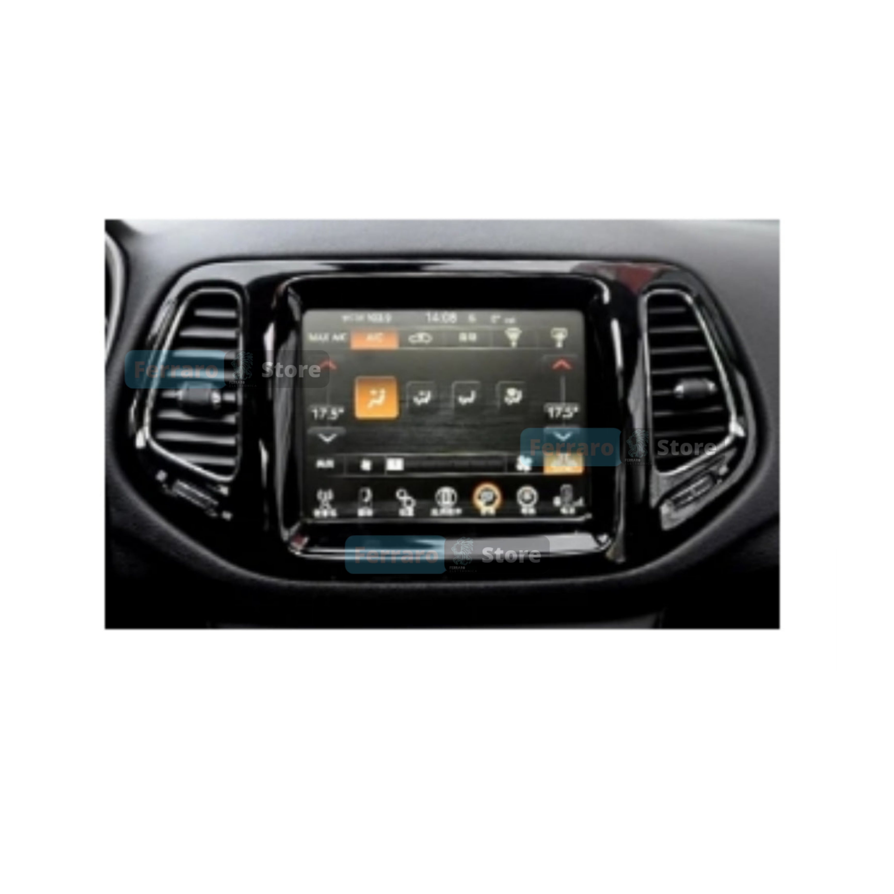 Autoradio per Jeep Compass 10.1" 2K | Dal 2017> | Android | Bluetooth | CarPlay | Android Auto | 4/64GB Ram