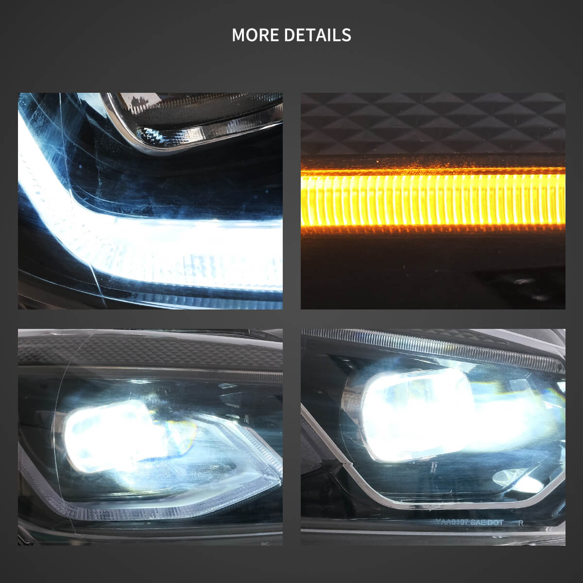 (PRENOTA) Fanali Anteriore Completo per Volkswagen Golf VI, MK6 (2008-2012) a LED