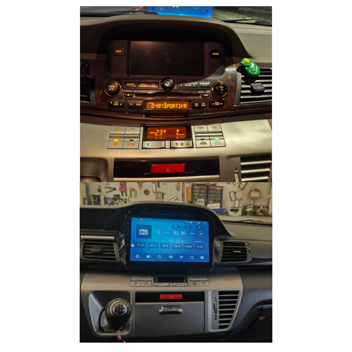 Autoradio per Honda FR-V 9" (2004-2010) | Android | Bluetooth | CarPlay | Android Auto | 2GB/4GB/6GB/8GB Ram