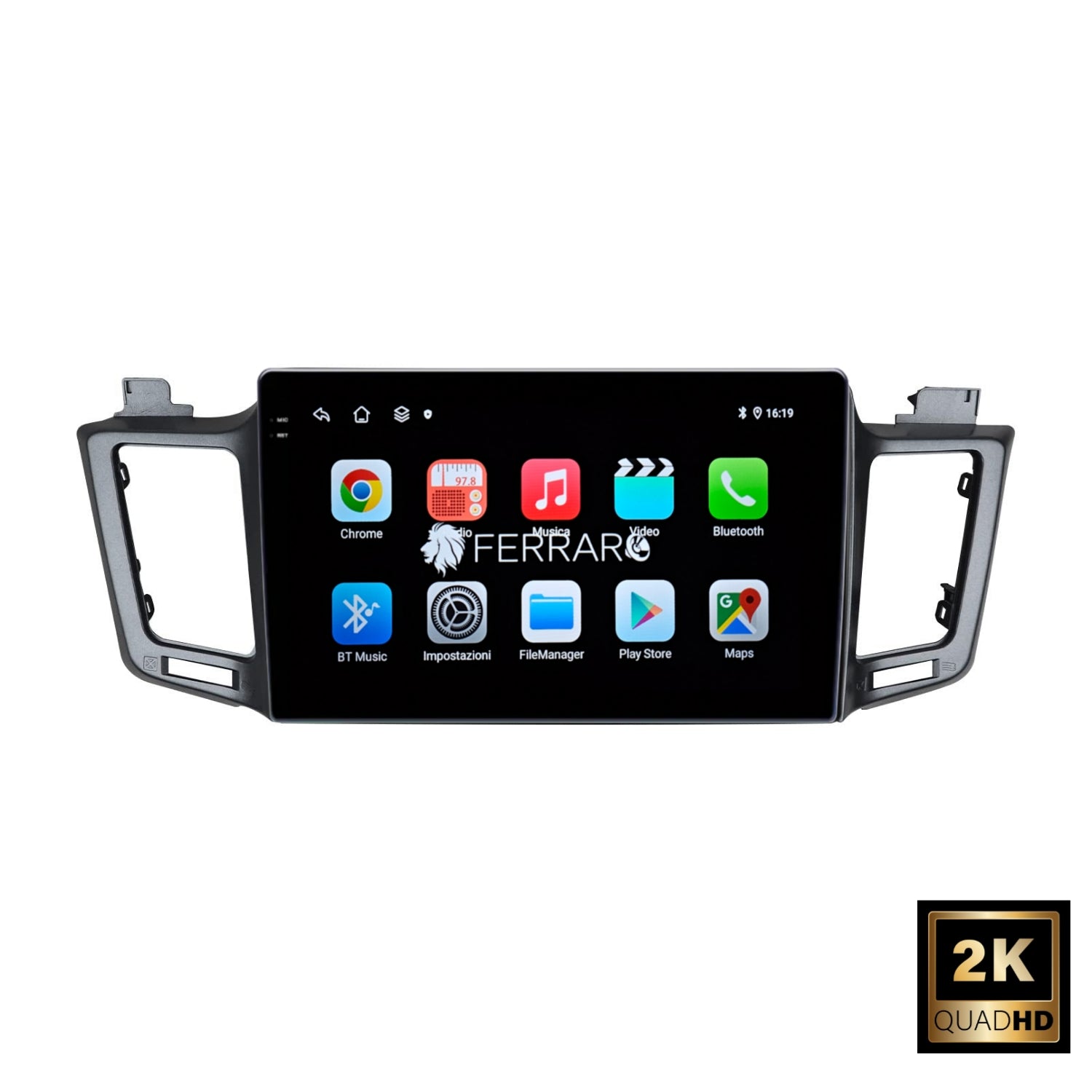 Autoradio per Toyota RAV4 10.1" 2K (2013-2018) Android, Bluetooth, CarPlay, Android Auto, 12/256GB RAM