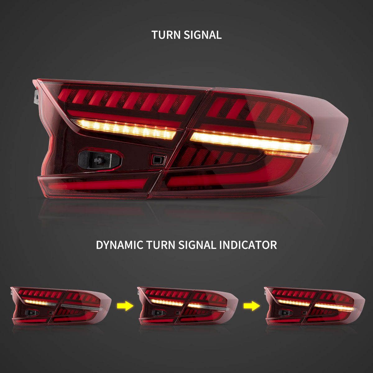 (PRENOTA) Fanali Posteriore Completo per Honda Accord X (2017-2022) a LED
