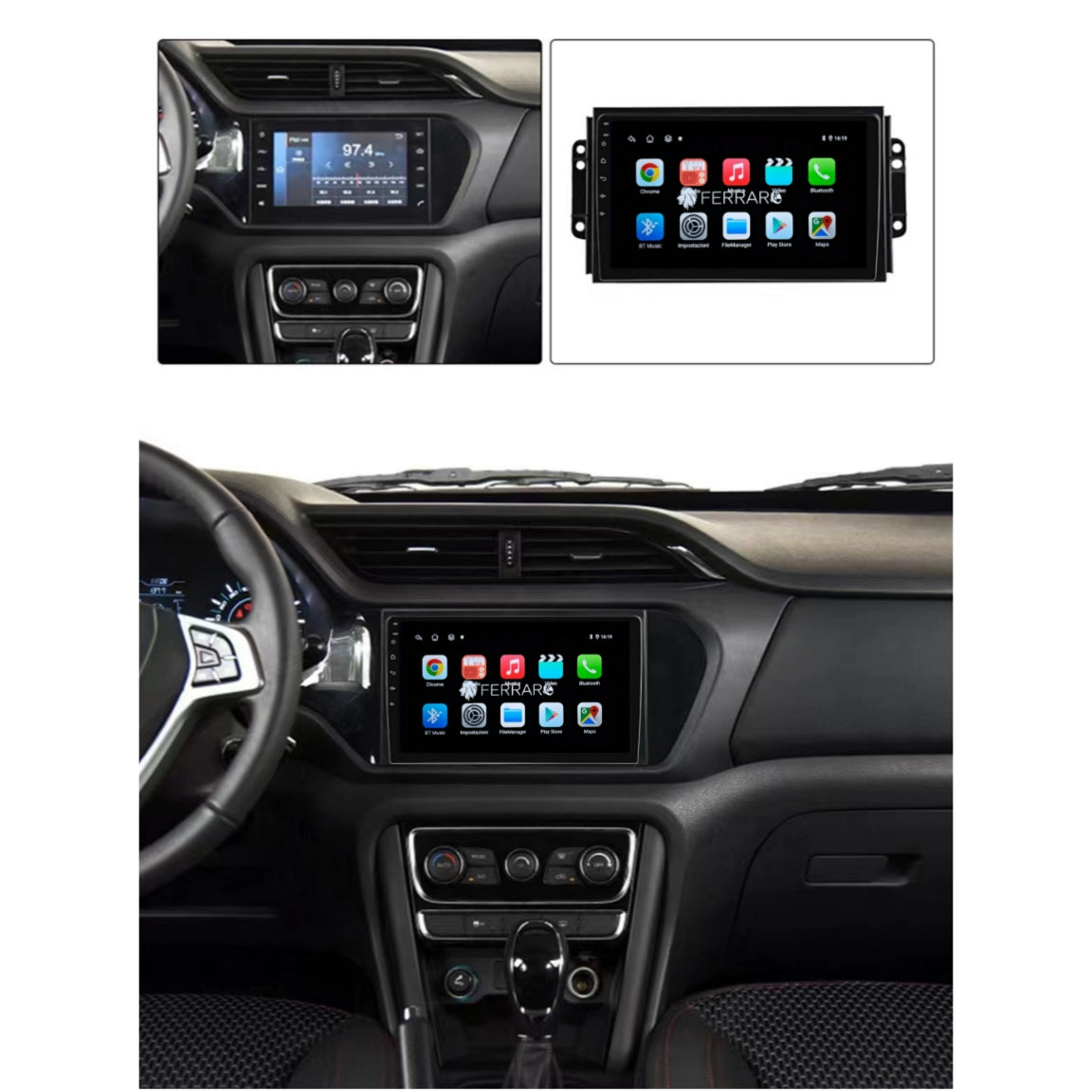 Autoradio per DR3 9" (2018-2022) Android, Bluetooth, CarPlay, Android Auto, 2GB/4GB/6GB/8GB Ram