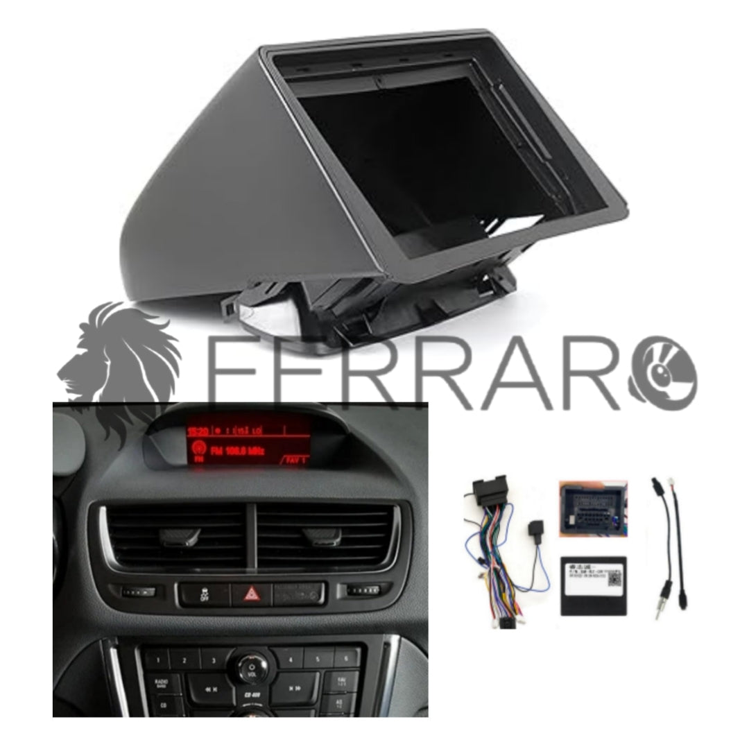 Kit Montaggio Autoradio 9"Pollici per Opel Mokka (2012-2019), Mascherina, Cablaggio Autoradio Android