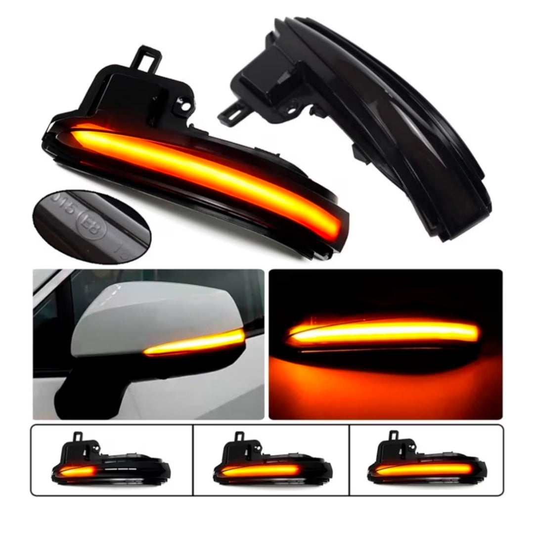 (PRENOTA) Specchietti Laterali Led per Skoda Per Toyota (Compatibilità in Descrizione), Plug and Play
