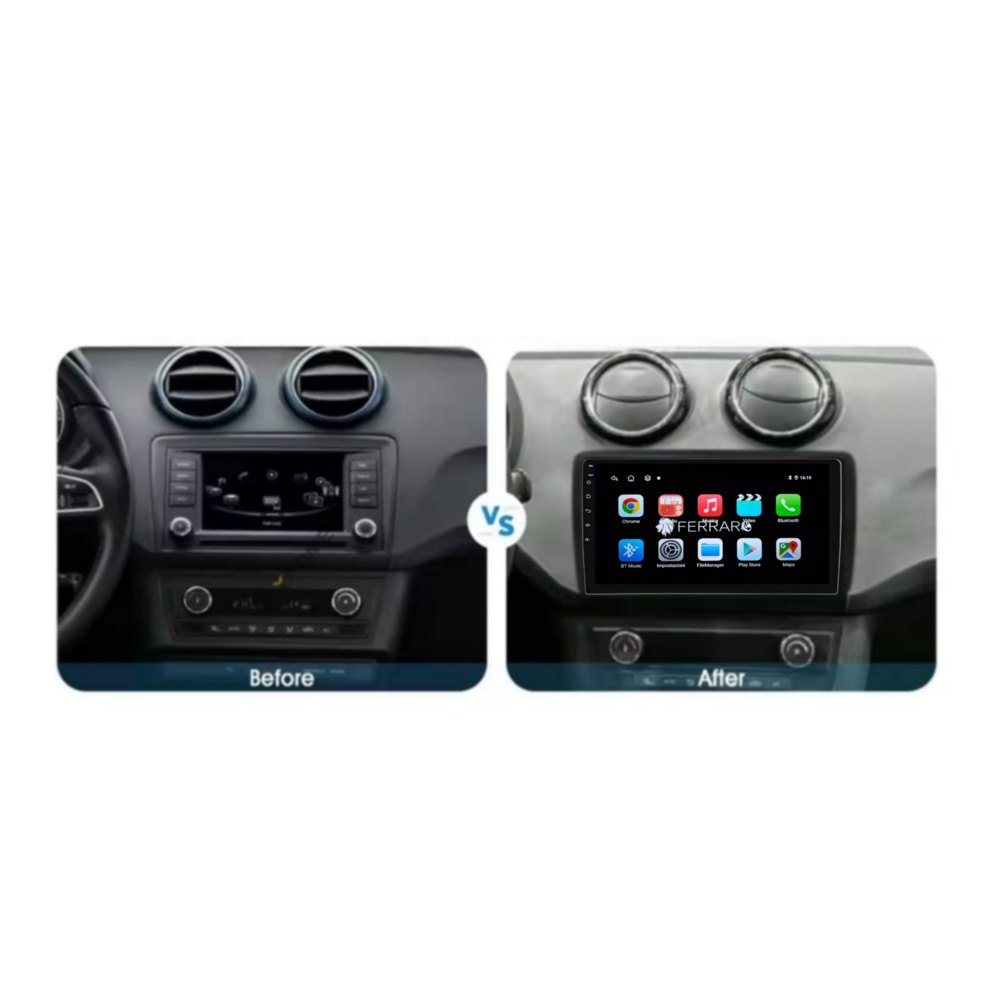 Autoradio per Seat Ibiza, Arona 9" (2017-2021) Android, Bluetooth, CarPlay, Android Auto, 2GB/4GB/6GB/8GB Ram