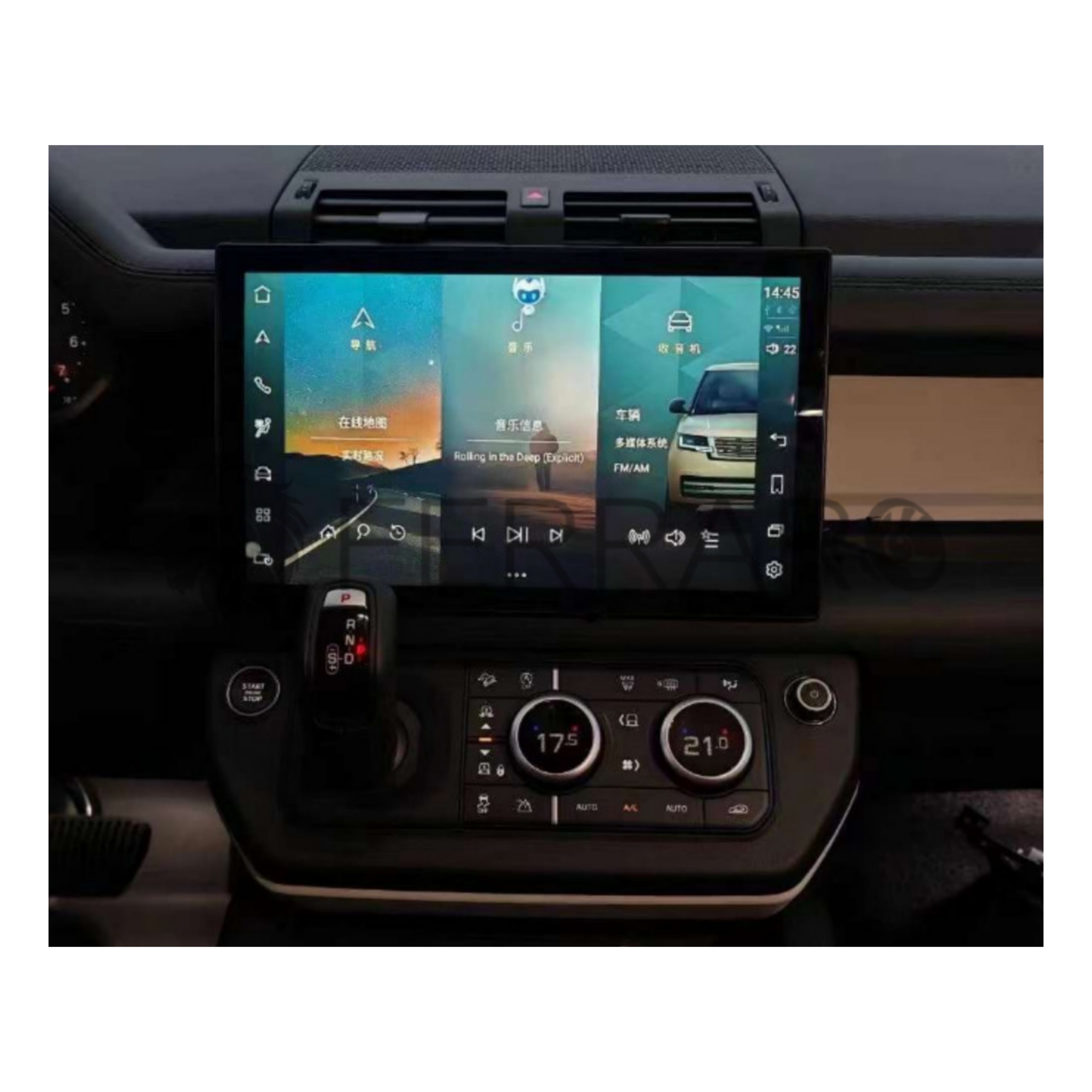 (PRENOTA) Autoradio per Land Rover Defender 13.3" 2K (2019-2023) Android, Bluetooth, CarPlay, Android Auto, 8/64GB RAM