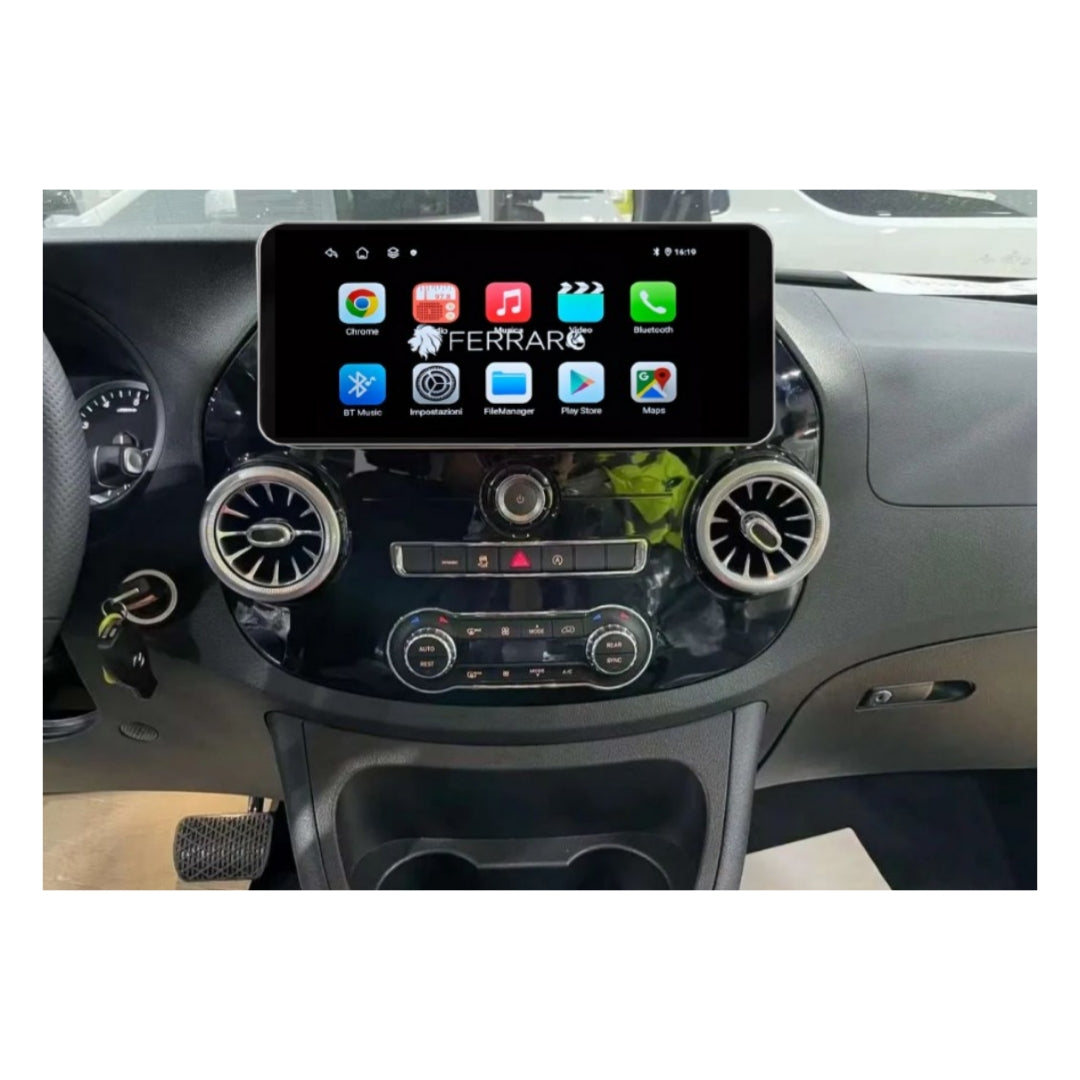 Autoradio per Mercedes Vito W447 12.3" | 2014-2019 | Android | Bluetooth | CarPlay | Android Auto | 4/64GB Ram
