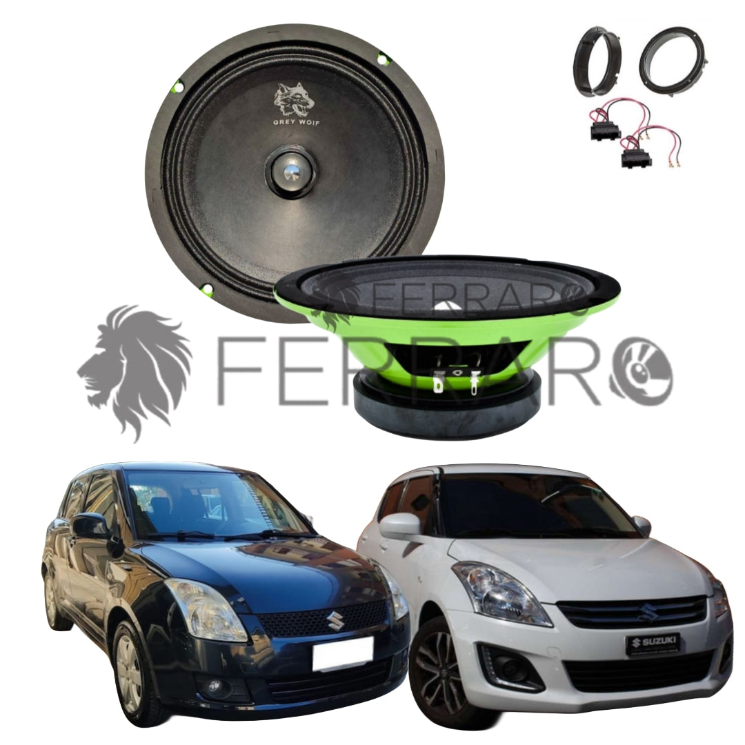 FerraroStore Kit 2 Altoparlanti, PV165, Ant o Post, Suzuki Swift IV, V (2003-2017)