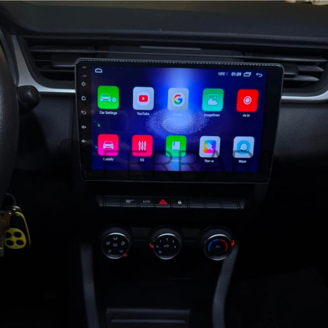 Autoradio per Renault Clio 5ª Serie 9" 2K (2019-2023) Android, Bluetooth, CarPlay, Android Auto, 12/256GB Ram