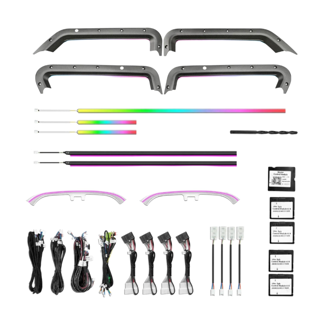 (PRENOTA) Ambient Light per Land Rover Defender L663 (2019-2026), 256 Colori, APP