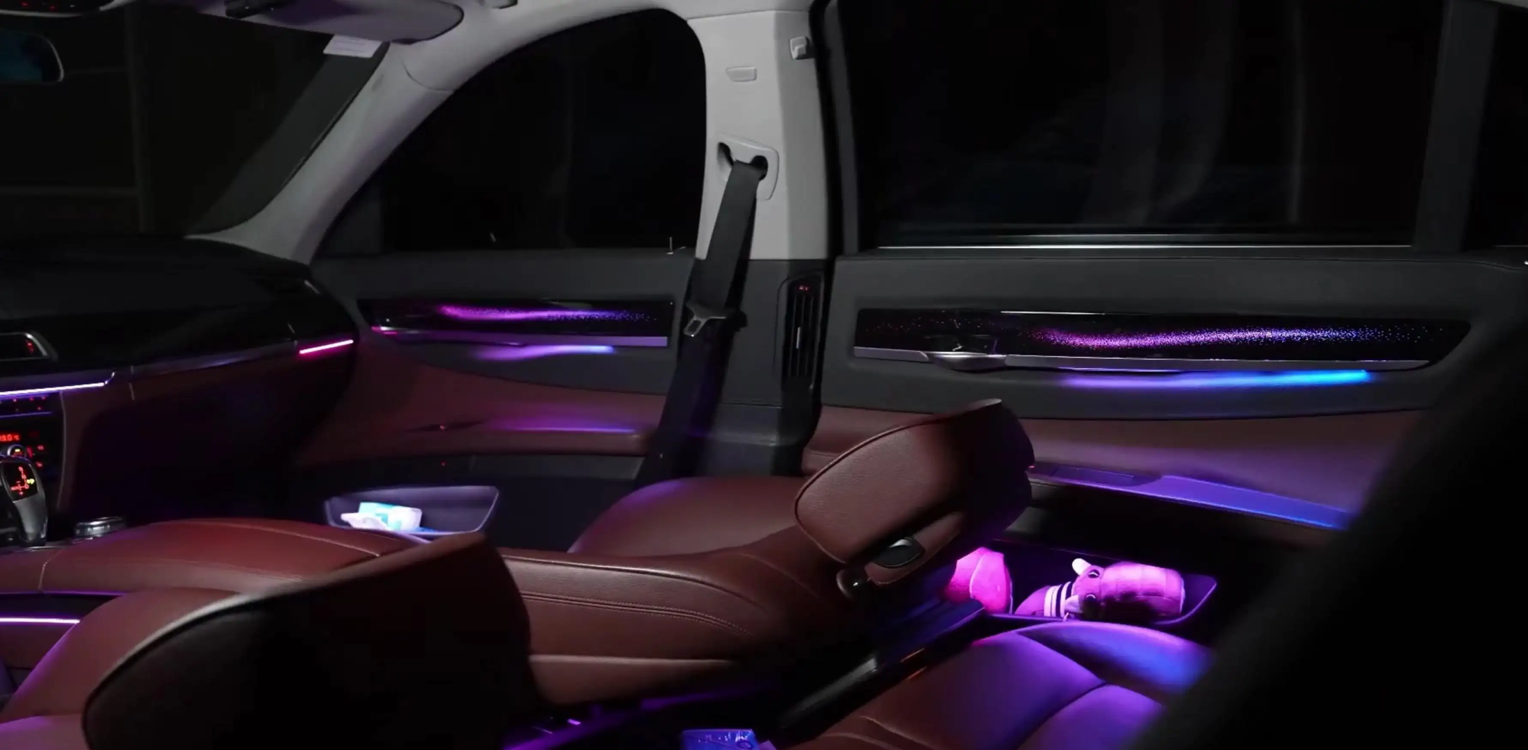 (PRENOTA) Ambient Light per BMW Serie 7 F01, F02 (2009-2014), 256 Colori, APP