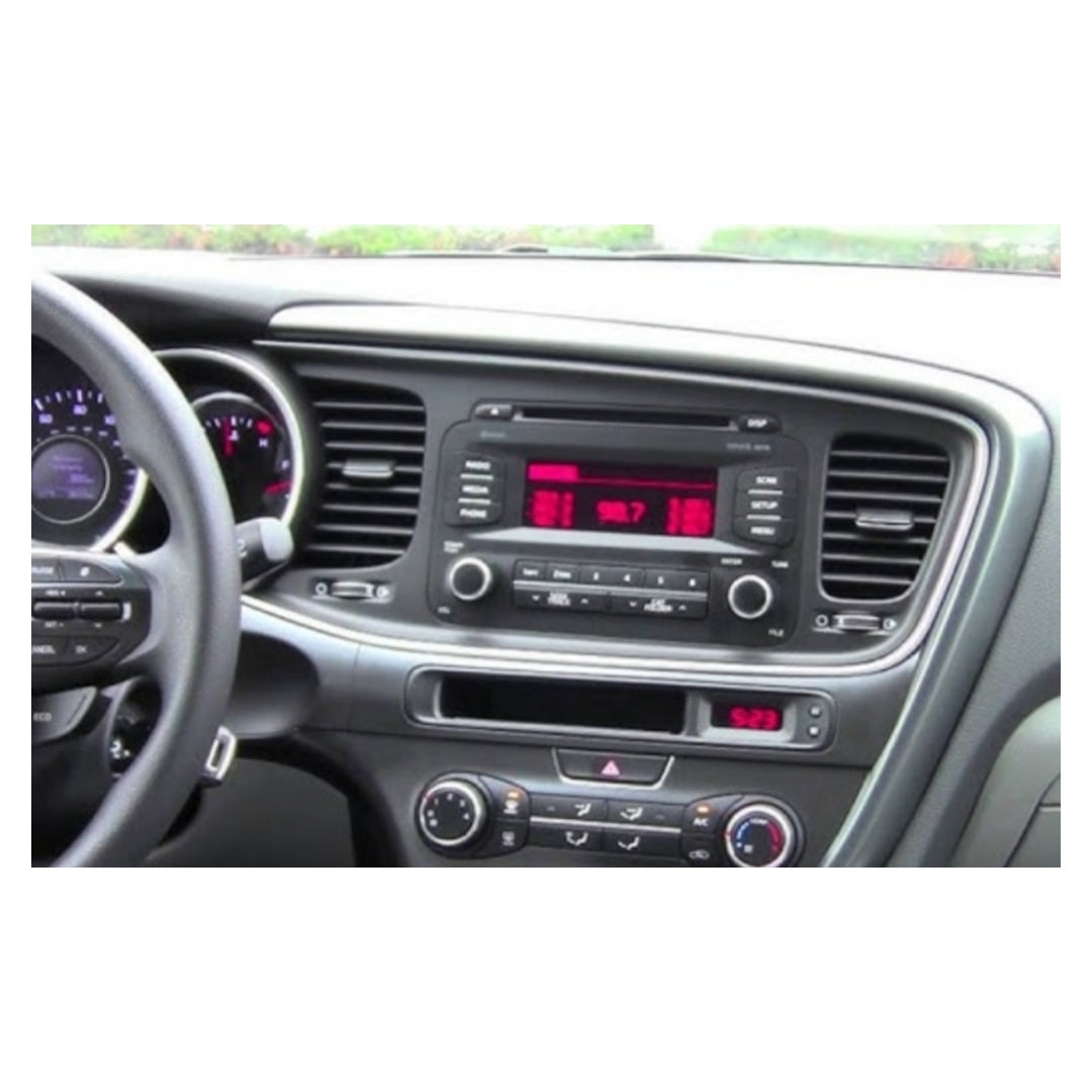 (PRENOTA) Kit Montaggio Autoradio 9"Pollici, Kia Optima 3, K5 (2010-2016) Mascherina, Cablaggio per Autoradio Android