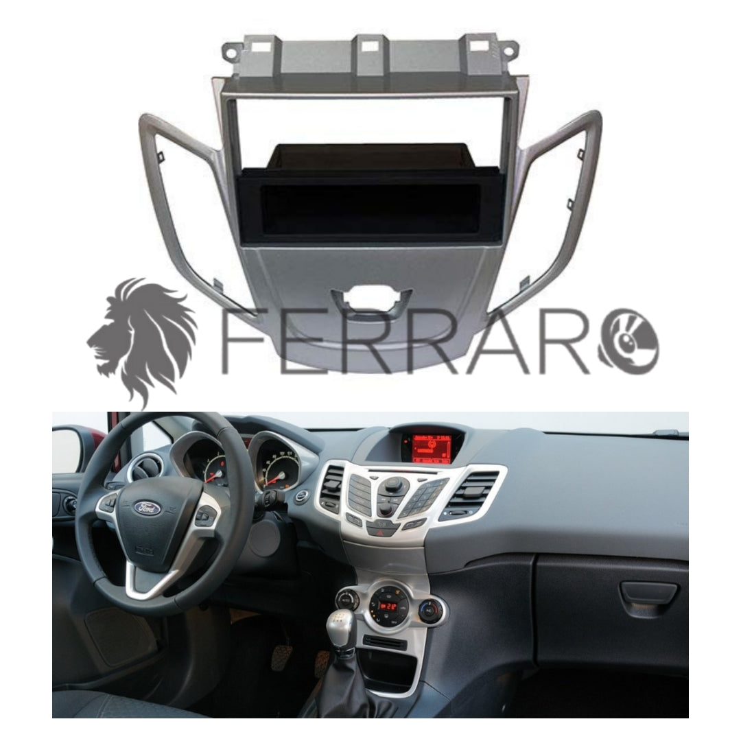 Mascherina 1DIN con Cassetto per Ford Fiesta (2009-2017)