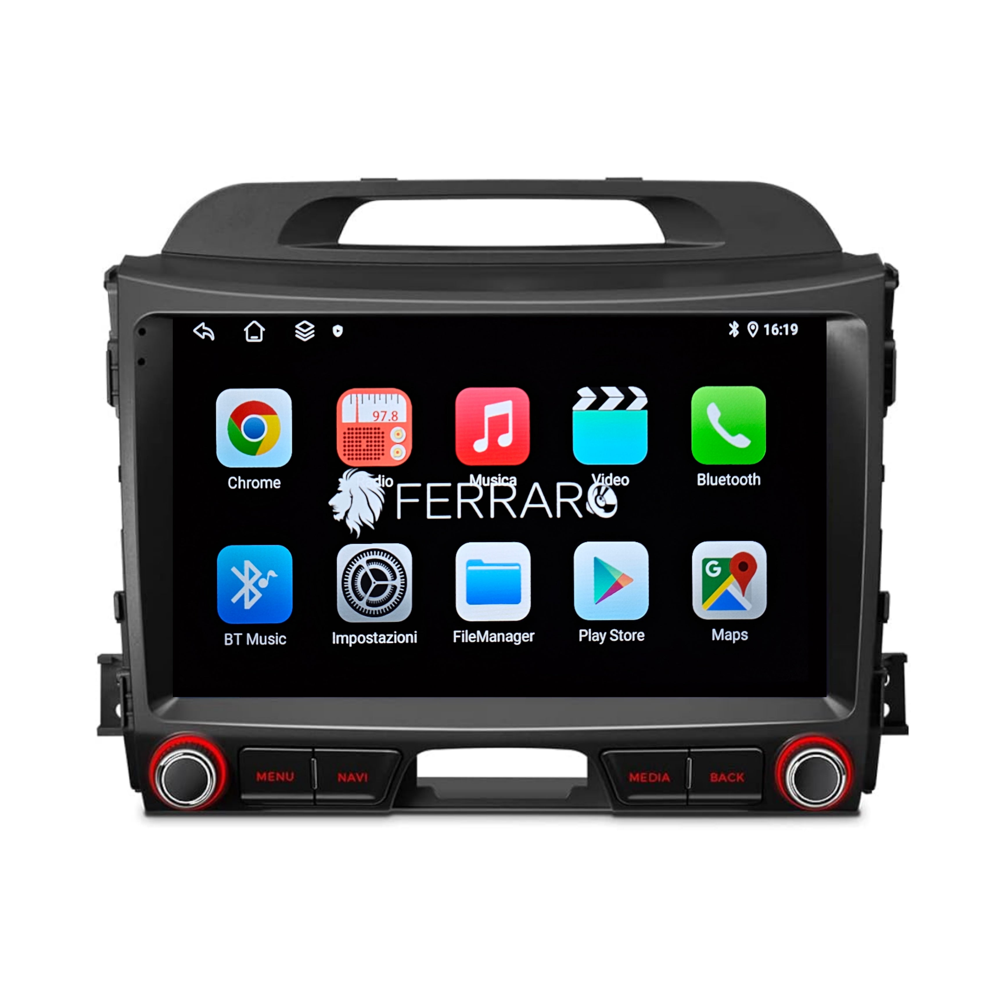 Autoradio per Kia Sportage 3 9" (2010-2016) Android, Bluetooth, CarPlay, Android Auto, 2GB/4GB/6GB/8GB Ram