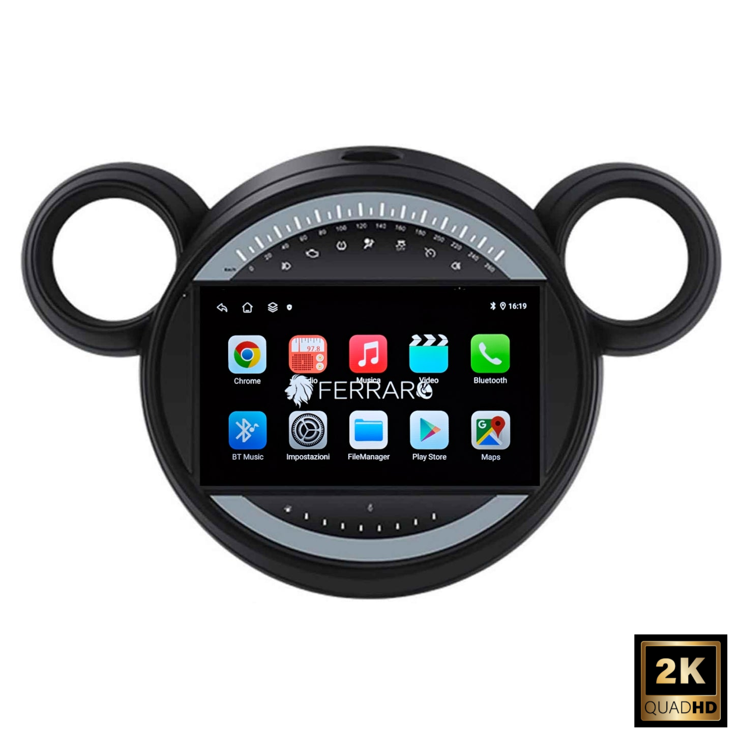 Autoradio per Mini Countryman R60 9" 2K | 2010-2017 | Android | Bluetooth | CarPlay | Android Auto | 12/256GB Ram