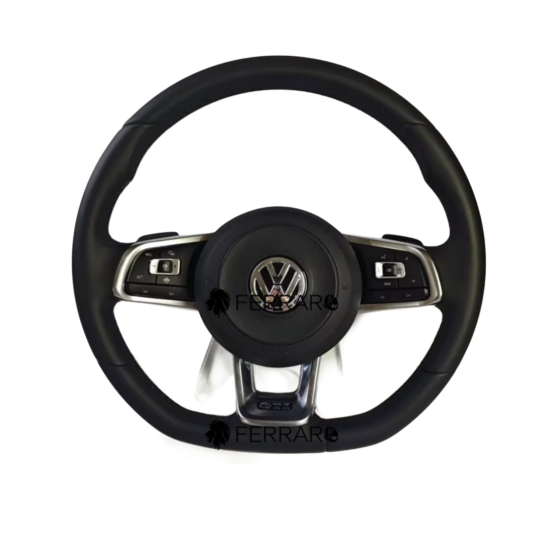 (PRENOTA) Volante per Volkswagen, 7ª Generazione, Filo Nero, Senza Etichetta, R
