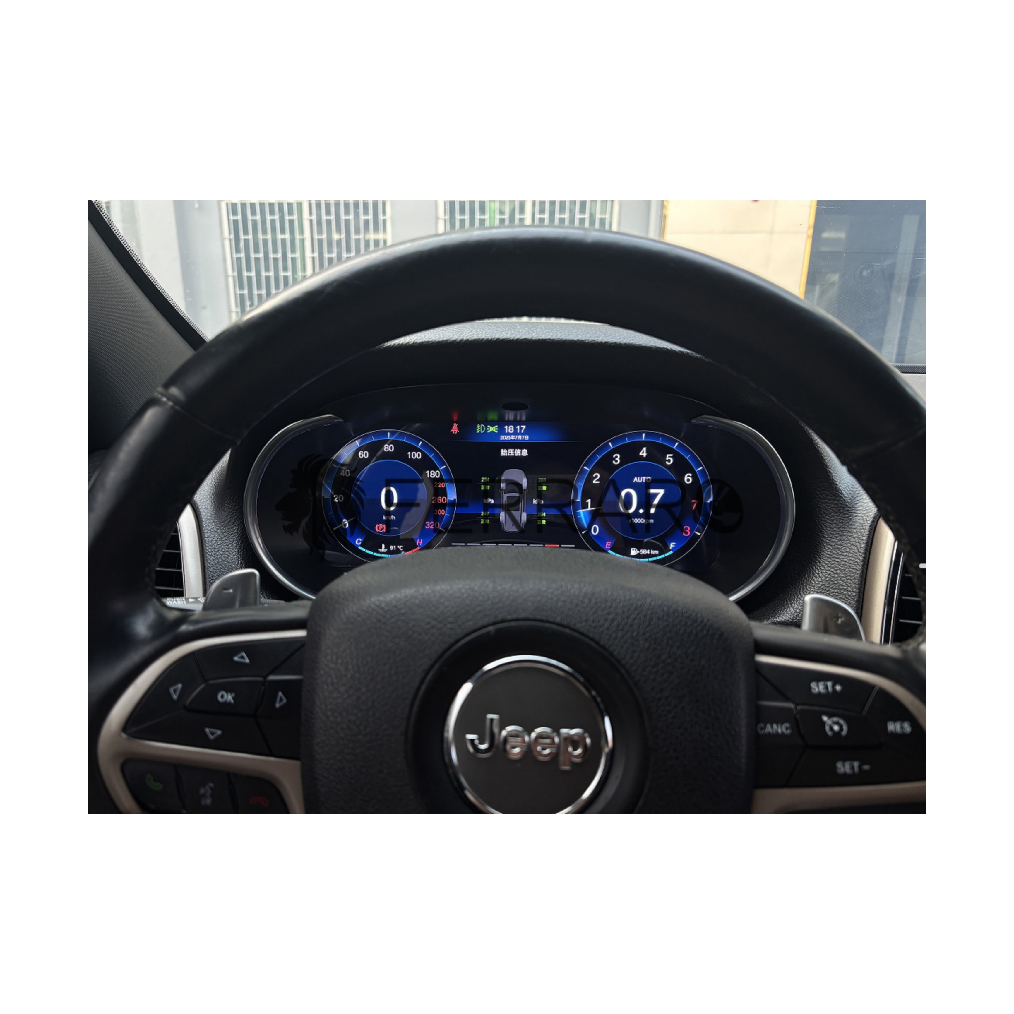 (PRENOTA) Virtual Cockpit 12.3" per Jeep Grand Cherokee (2014-2018), HD Ultra, CarPlay e Android Auto