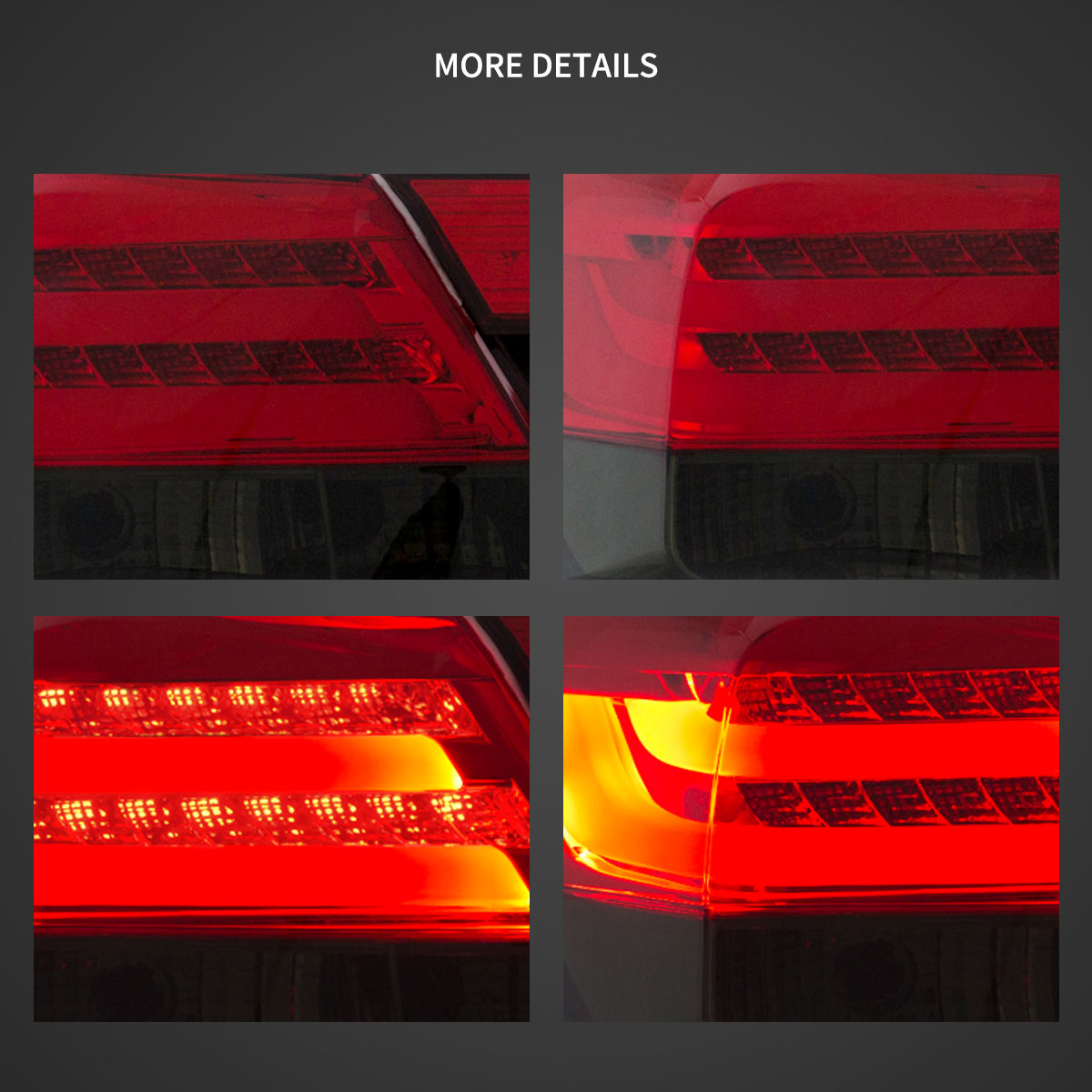 (PRENOTA) Fanali Posteriore Completo per Honda Accord VIII (2008-2012) a LED