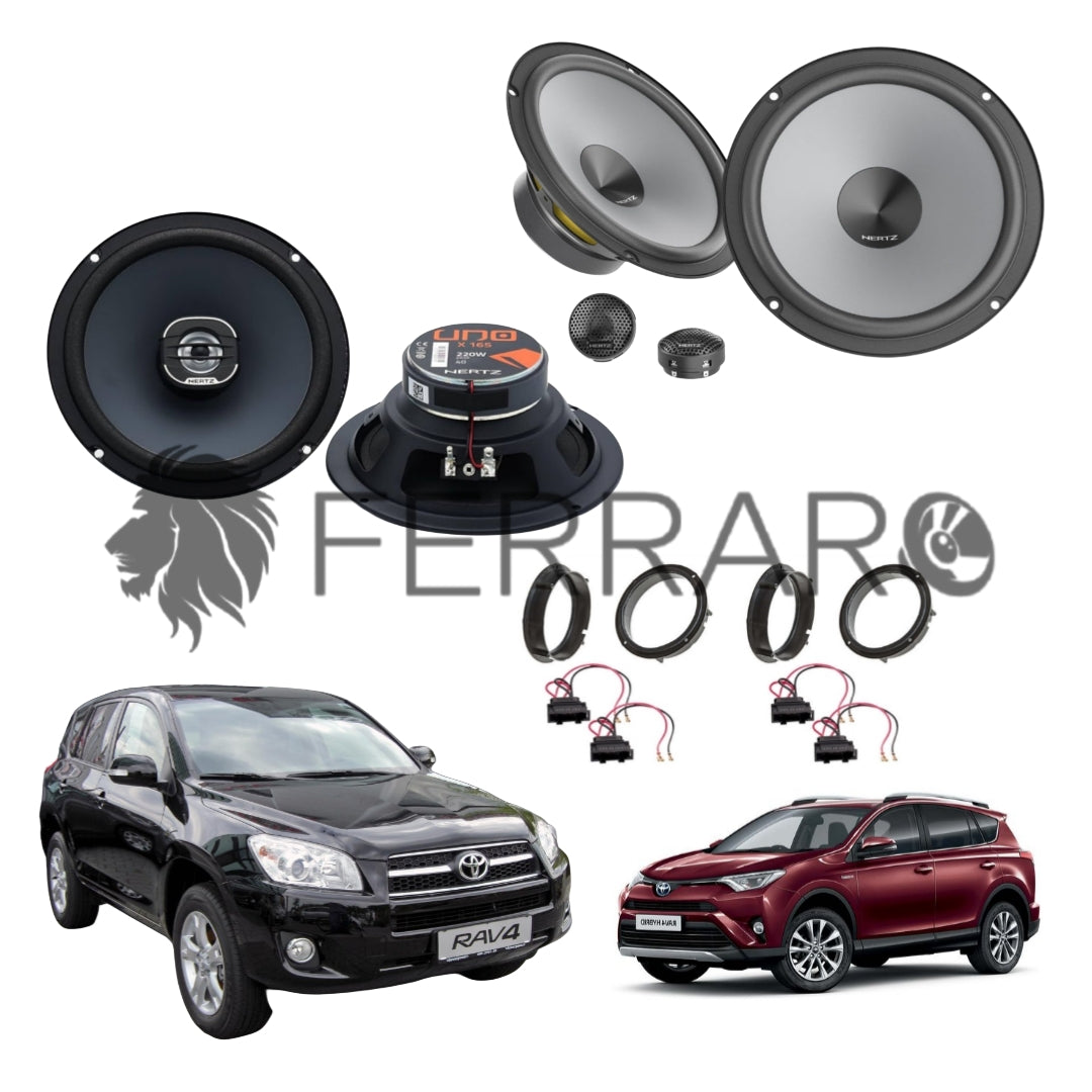 Hertz Kit 6 Casse | K 165 | X 165 | Ant/Post | Toyota RAV4 (Dal 2006)