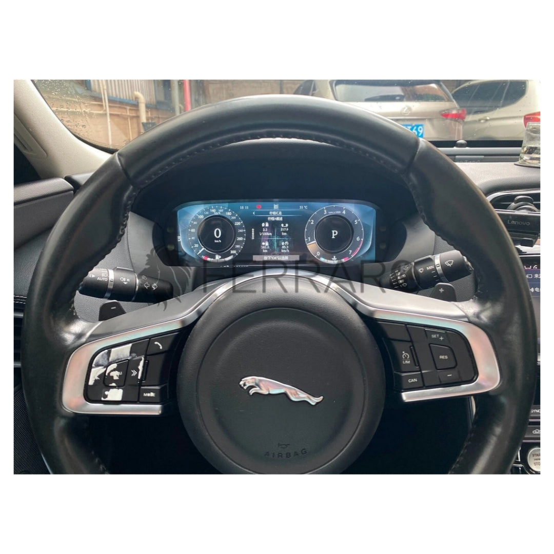 (PRENOTA) Virtual Cockpit 12.3" per Jaguar E-Pace (2017-2021), HD Ultra, CarPlay e Android Auto