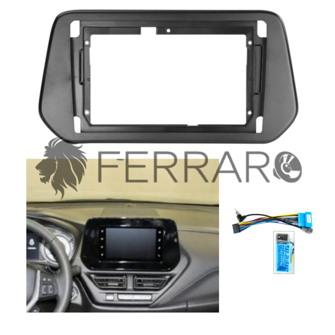 (PRENOTA) Kit Montaggio Autoradio 9"Pollici Suzuki Across (2020-2023), Mascherina, Cablaggio per Autoradio Android