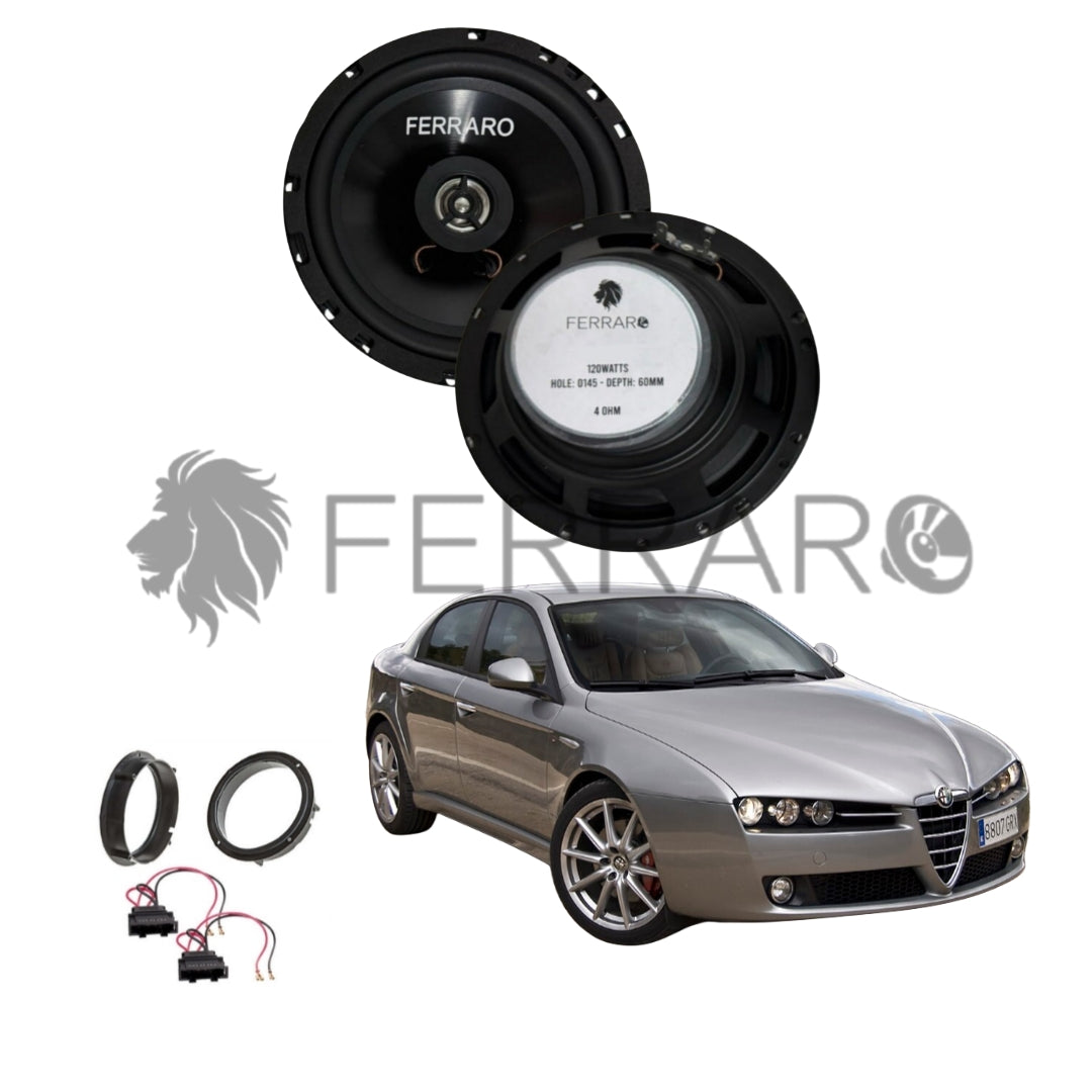 FerraroStore Kit 2 Altoparlanti, ASC-652PC, Ant o Post, Alfaromeo 159