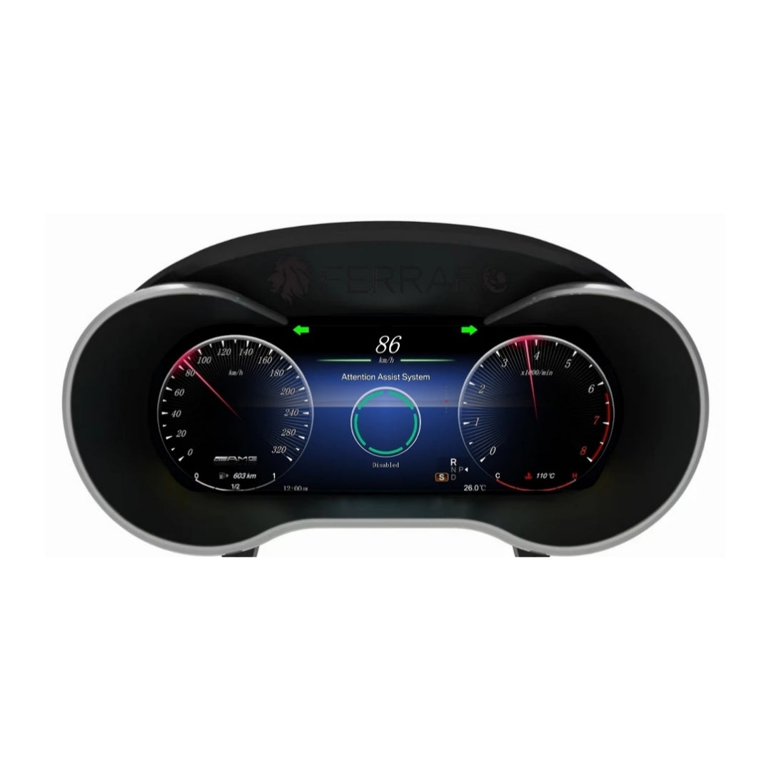 (PRENOTA) Virtual Cockpit 12.3" per Mercedes GLE W166, GLS X166, ML, GL, G, Classe R, HD Ultra, CarPlay e Android Auto