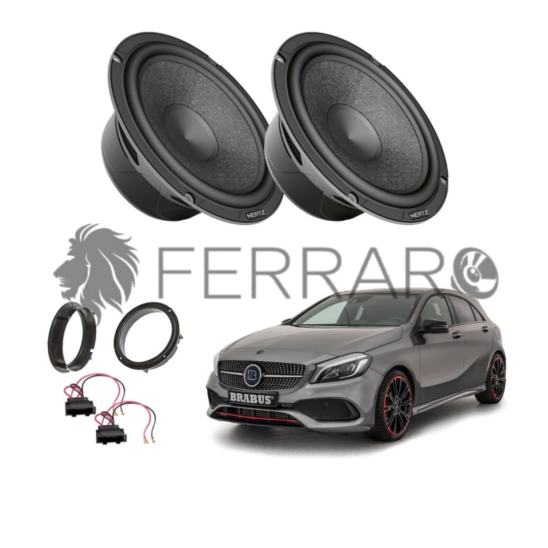 Hertz Kit 2 Casse, C 165, Anteriori, Mercedes Classe A/B, W176/W246