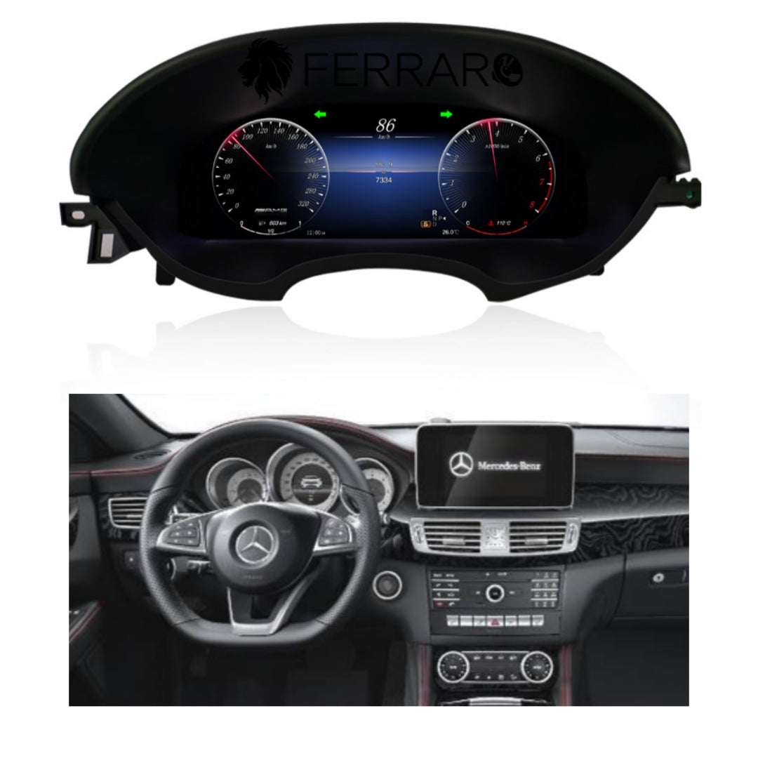 (PRENOTA) Virtual Cockpit 12.3" per Mercedes Classe CLS (2010-2018), HD Ultra, CarPlay e Android Auto