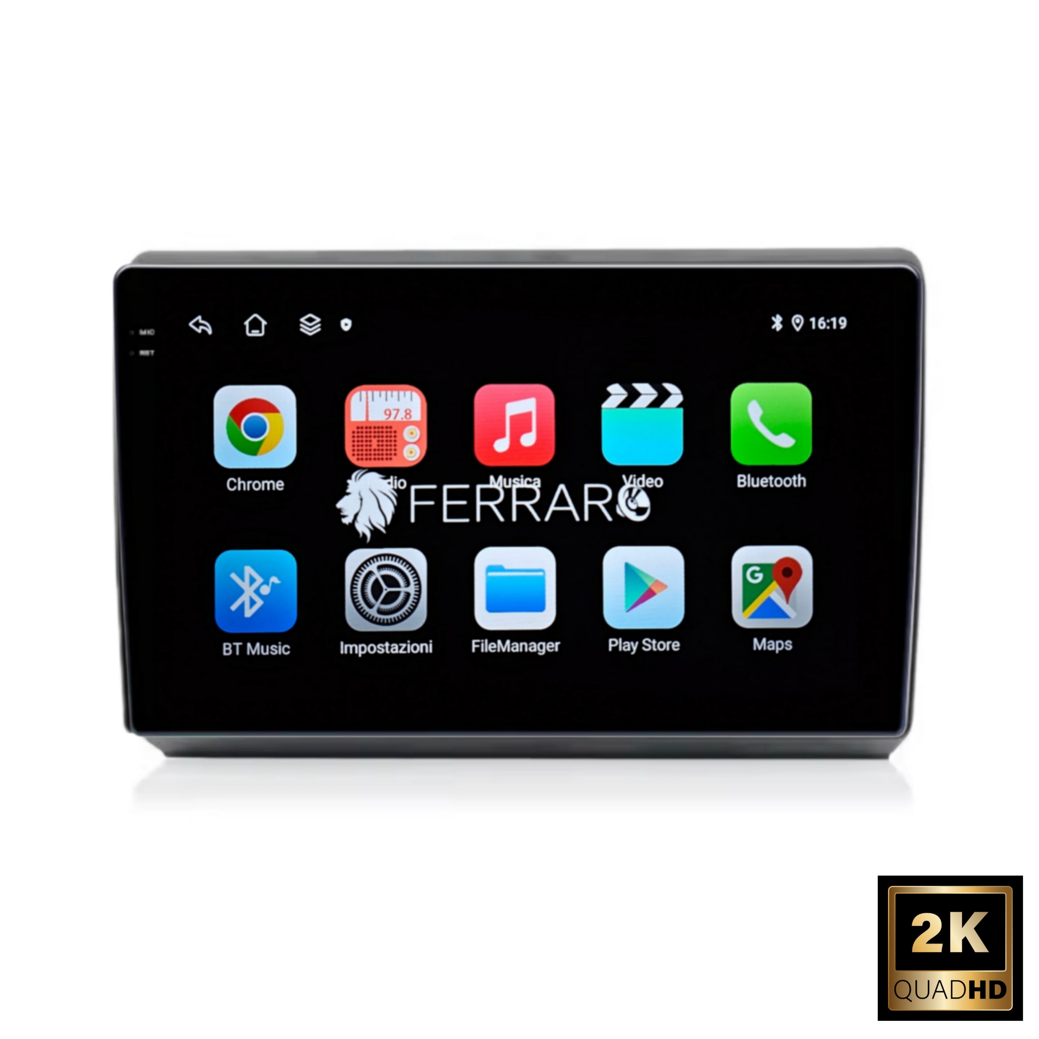 Autoradio per Volkswagen Caddy 9" 2K | 2004-2021 | Android | Bluetooth | CarPlay | Android Auto | 12/256GB Ram