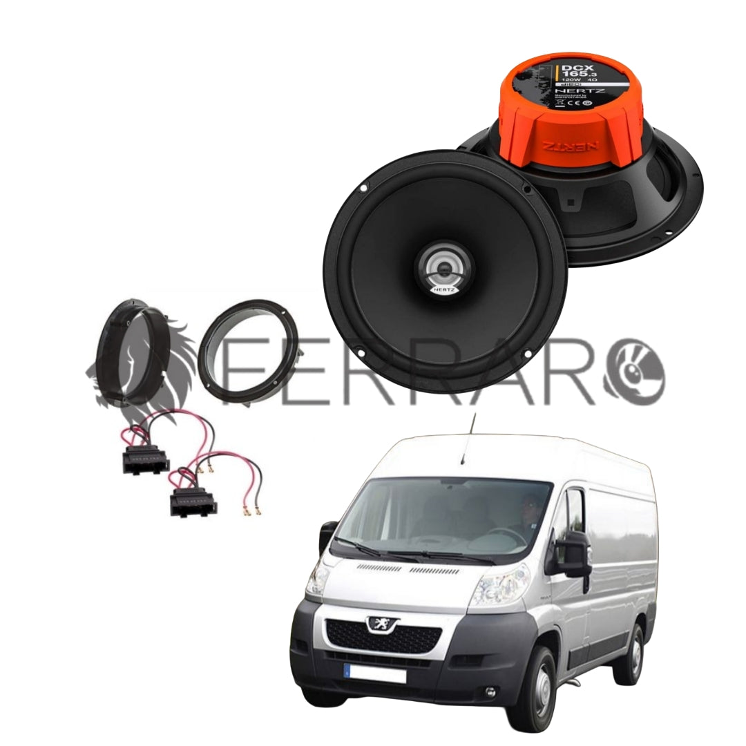 Hertz Kit 2 Casse | DCX 165.3 | Anteriori | Peugeot Boxer dal 2006>