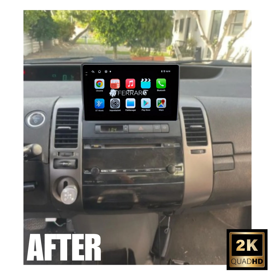 (PRENOTA) Autoradio per Toyota Prius XW20 (2003-2009) 9" 2K, Android, Bluetooth, CarPlay, Android Auto, 12/256GB Ram