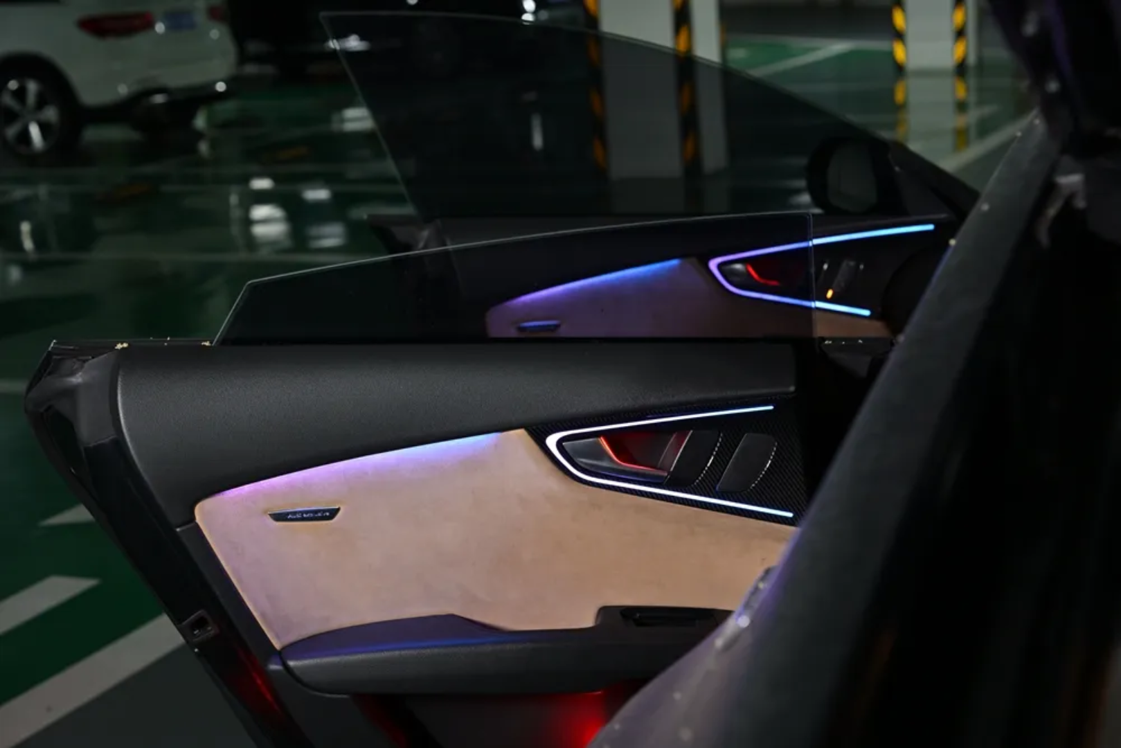 (PRENOTA) Ambient Light per Audi A7 C7 (2011-2018), 256 Colori, APP