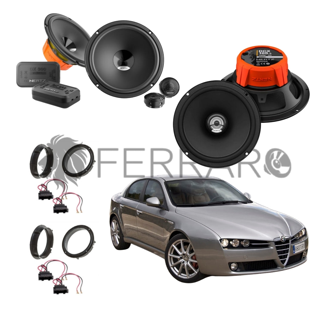 Hertz Kit 6 Casse | DSK 165.3 | DCX 165.3 | Ant/Post | Alfaromeo 159