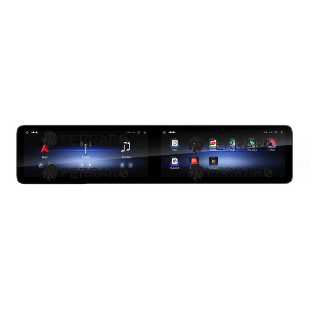 (PRENOTA) Autoradio per Mercedes Classe A, CLA, GLA, G 12.3" + 12.3" (2013-2019) Android, Bluetooth, CarPlay, Android Auto, 8/128GB Ram